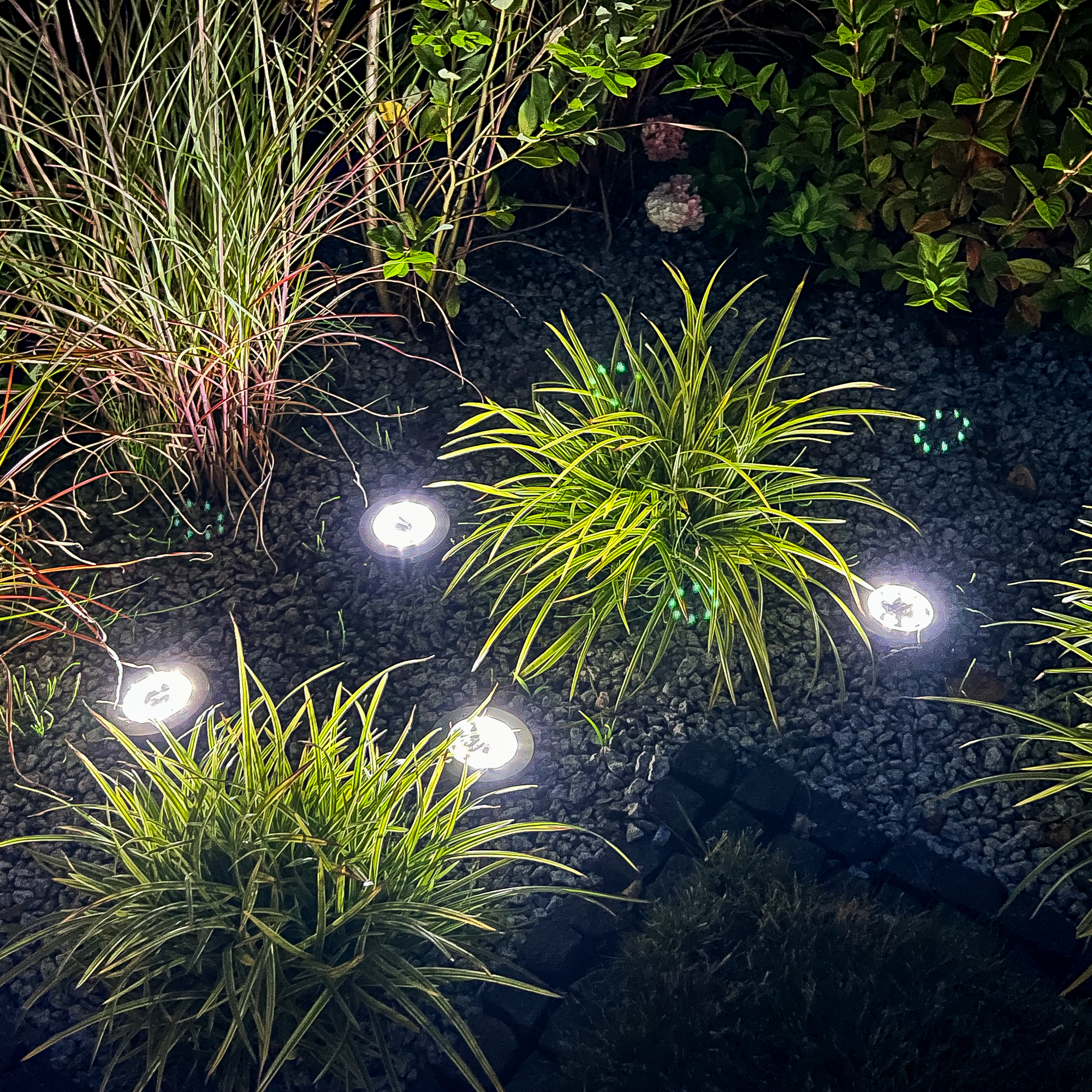 Sada 4 solárních lampiček do země 12 cm PATIO