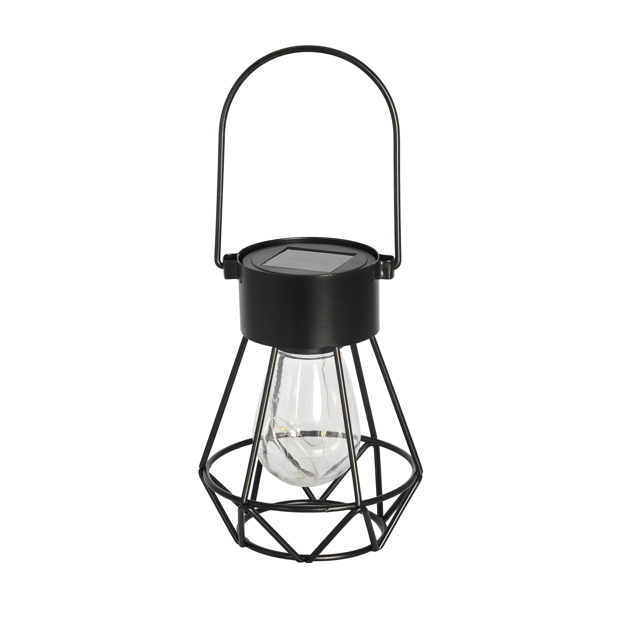 Lampa solarna 9,5 x 12 cm wiszący koszyk PATIO