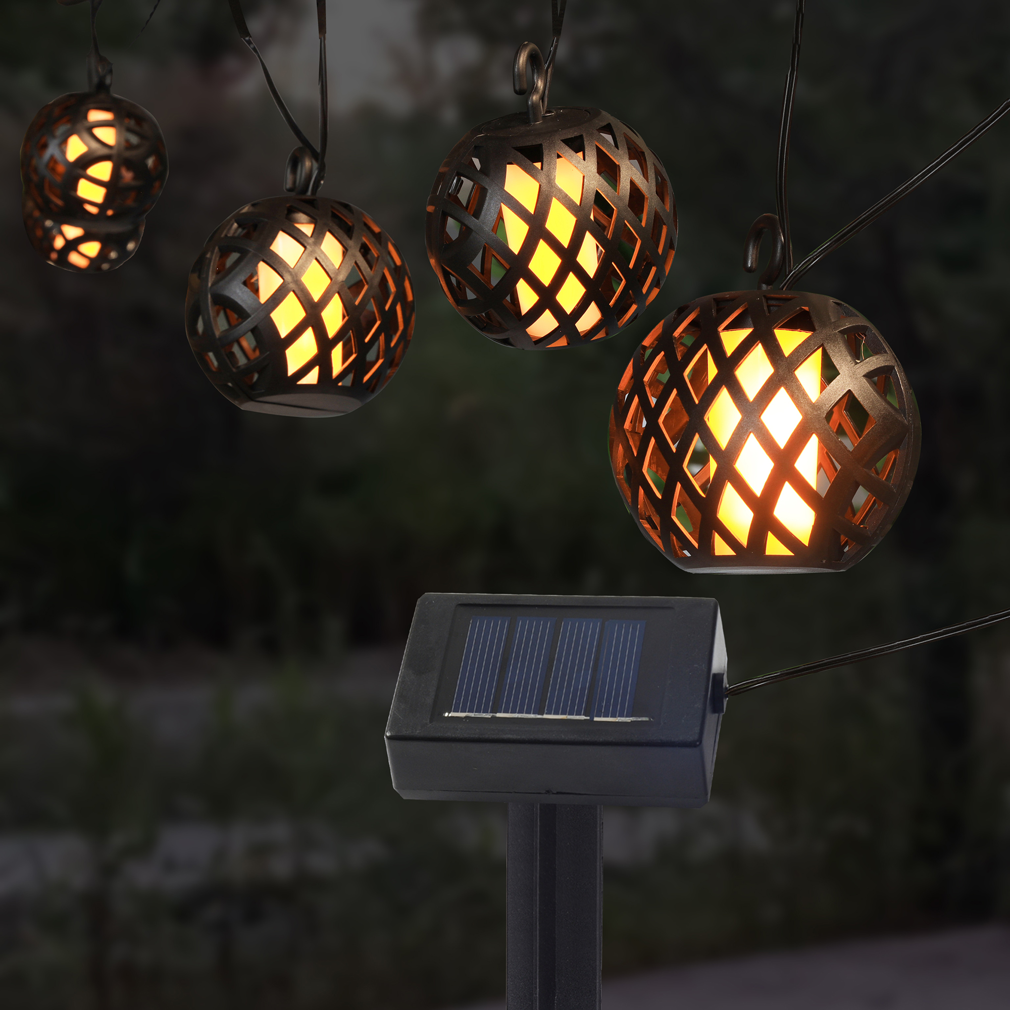 Girlanda ogrodowa solarna 4,4 m lampion PATIO