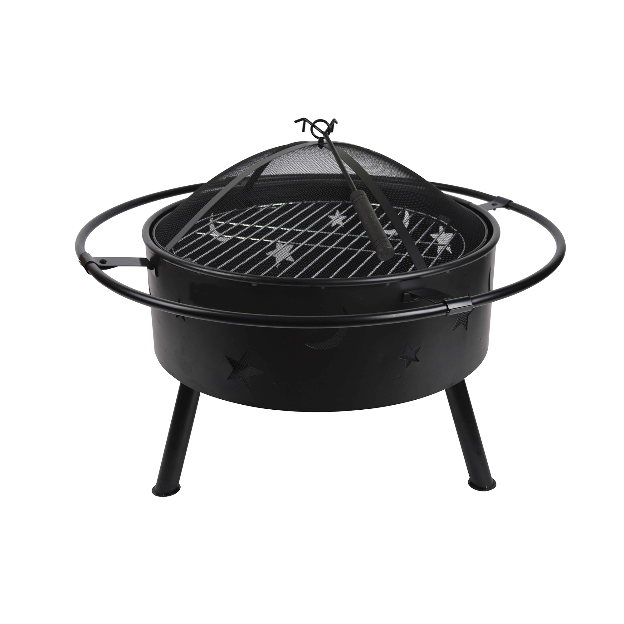 Zahradní grill na dřevěné uhlí - ohniště 82 cm PATIO