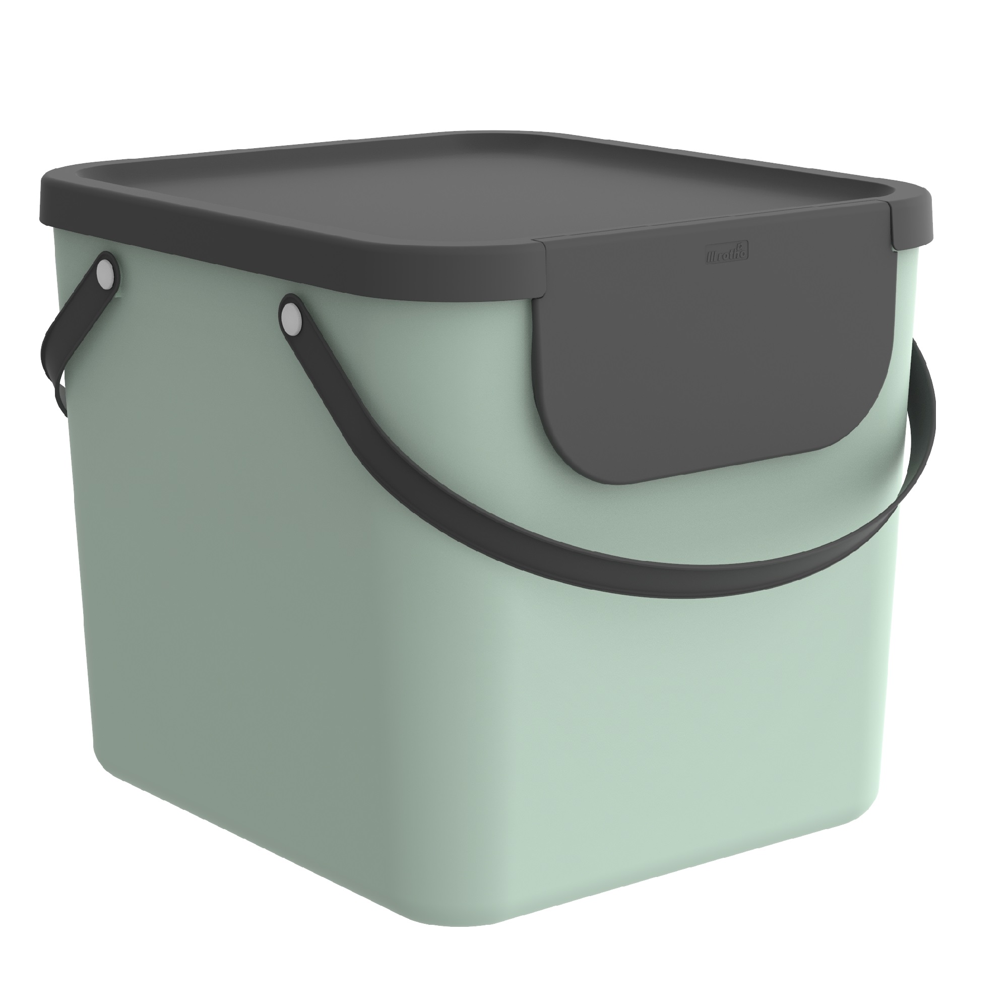 Mülltrennung / Biomülleimer Albula 40 L pfefferminz  ROTHO