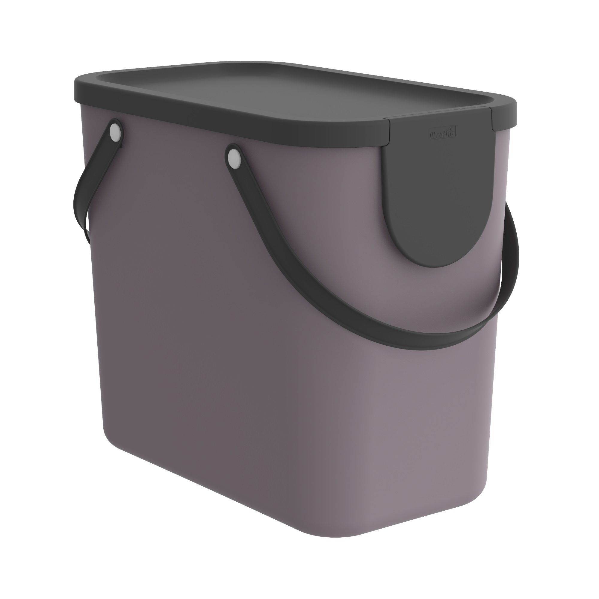 Coș de separare a deșeurilor modular Albula 25 L mov ROTHO