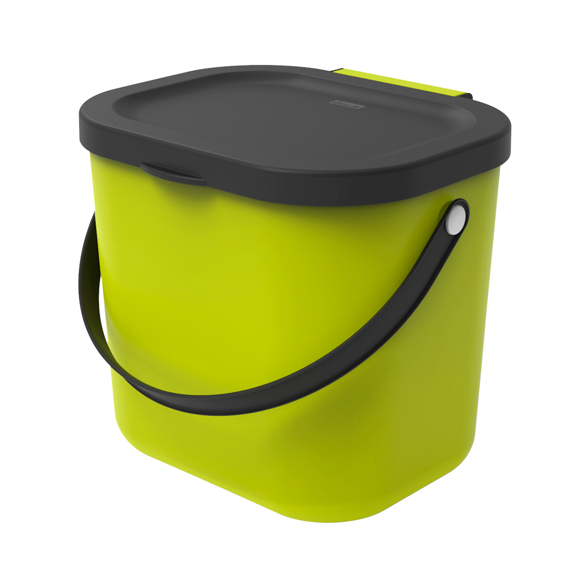 Waste segregation bin / BIO waste Albula 6 L lime ROTHO