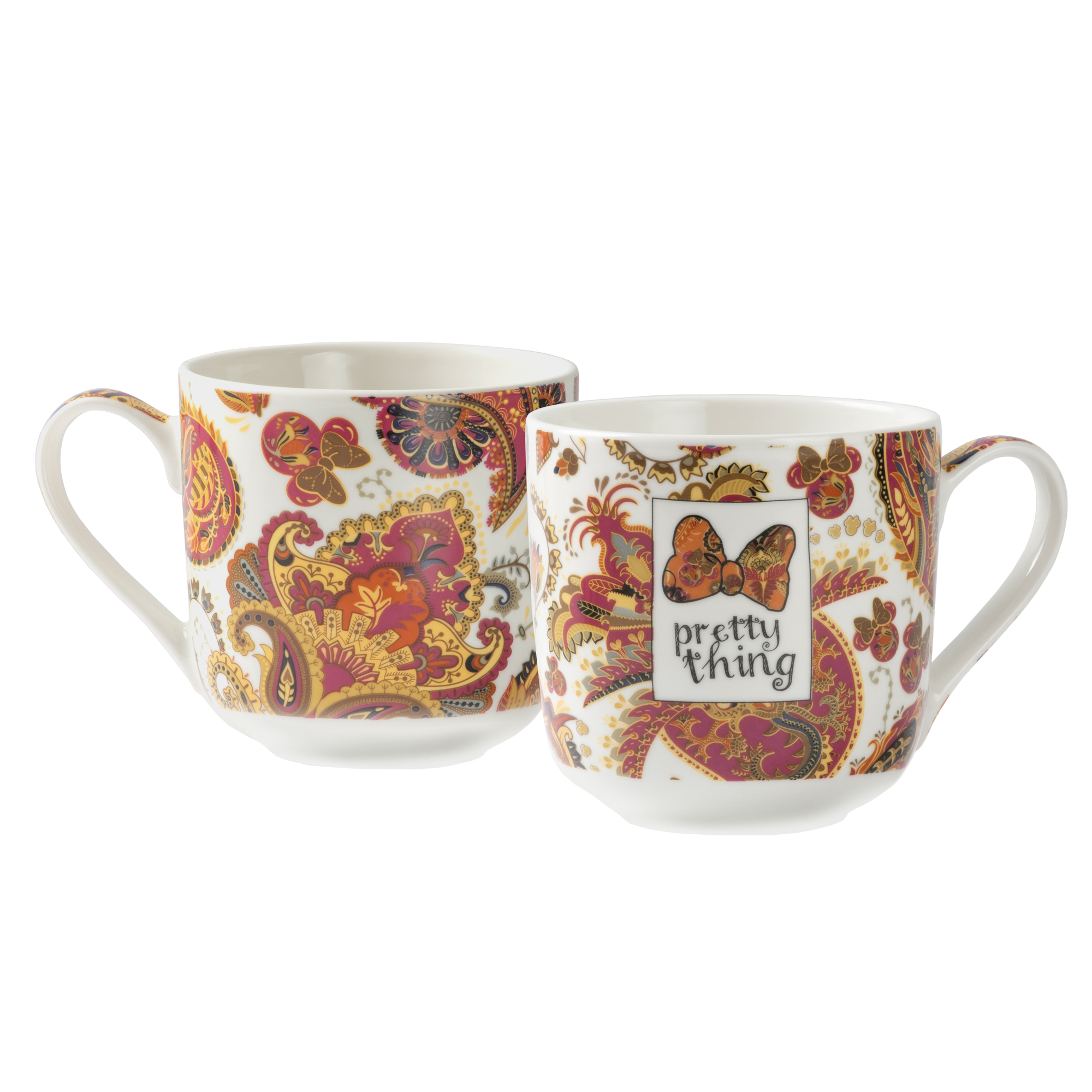 Kubek porcelanowy Minnie 380 ml Paisley DISNEY / AMBITION