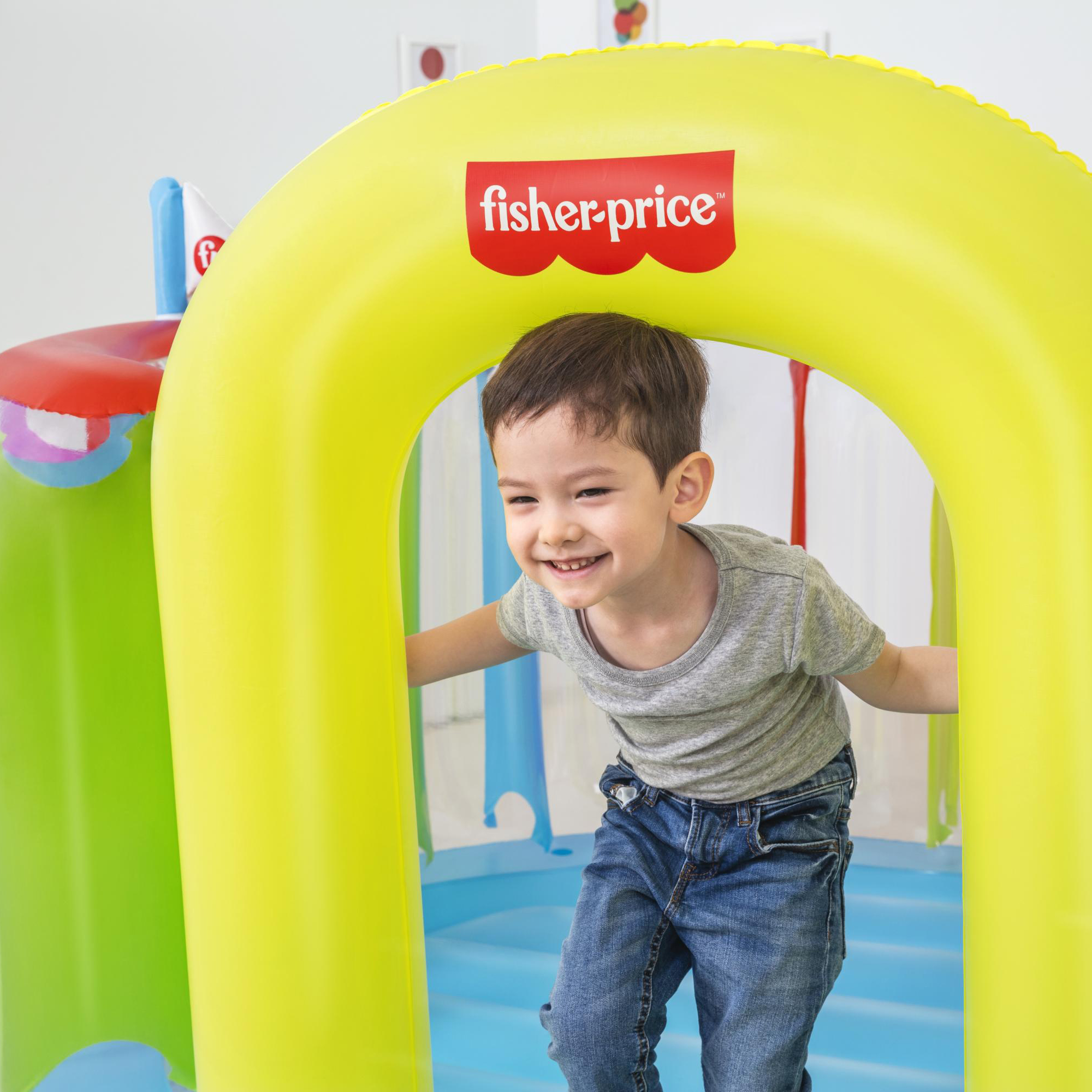 Hüpfburg Fisher-Price® 226 x 178 x 132 cm BESTWAY