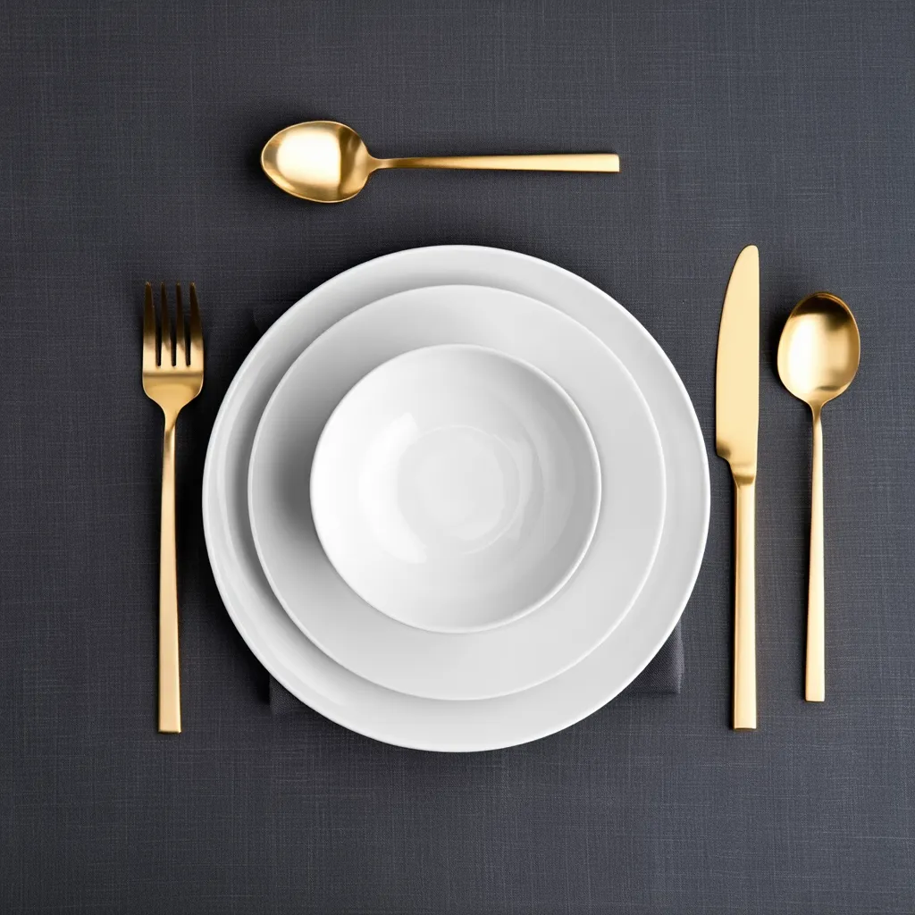 Tafelservice mit Gesteck für 6 Personen Bona Como 42-teilig AMBITION