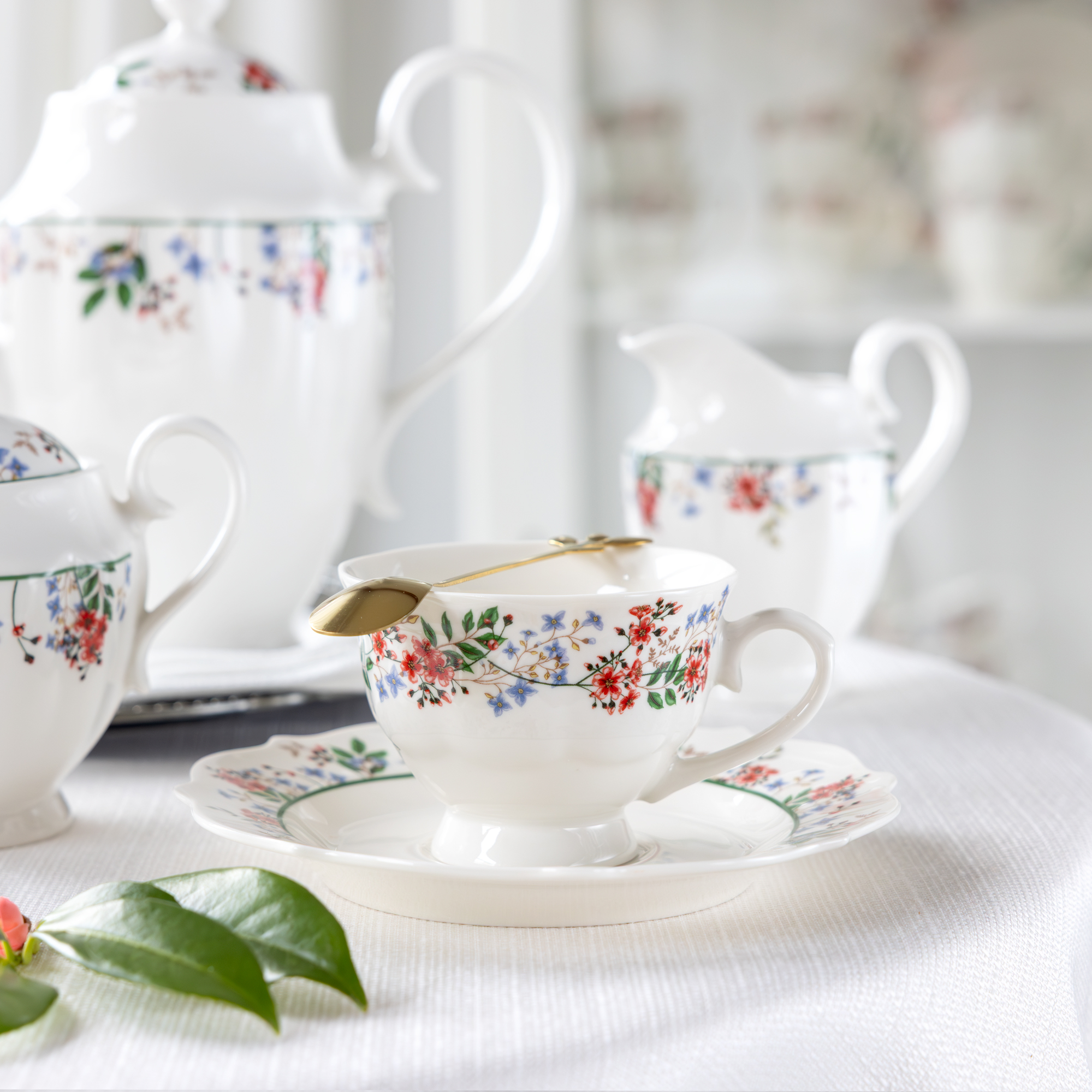 Dinner & coffee set for 6 people Rosalia 40-piece AMBITION