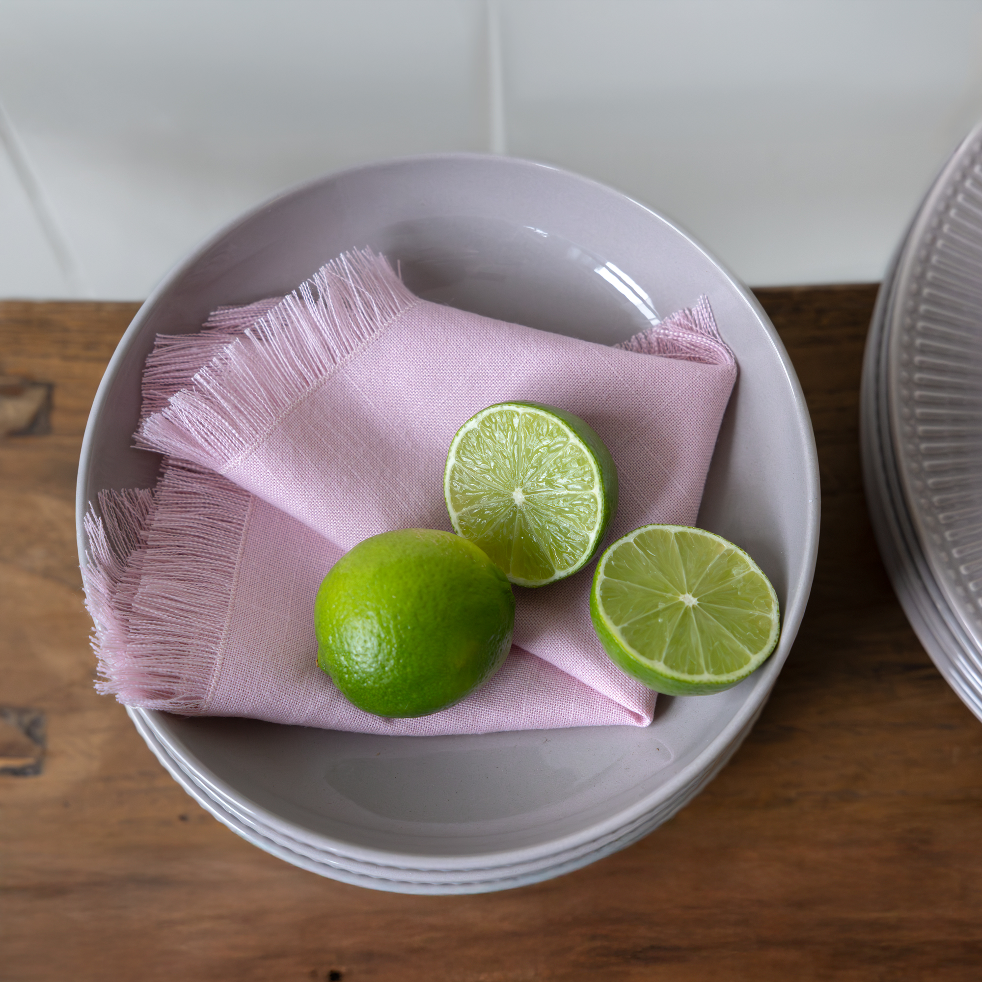 Talerz do zupy Curly 22 cm szary AMBITION 