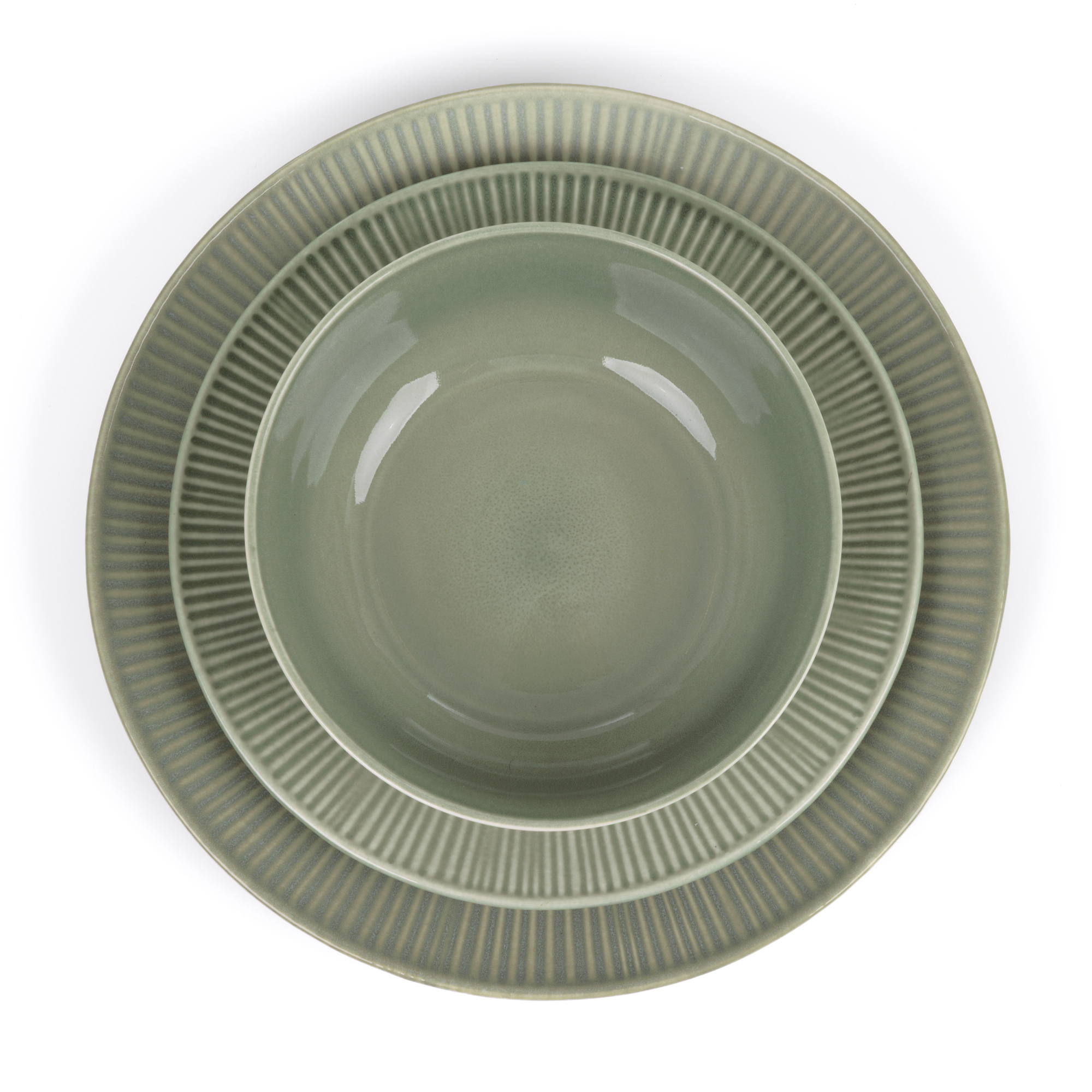 Serwis obiadowy dla 6 osób 18-elementowy Mossa AMBITION