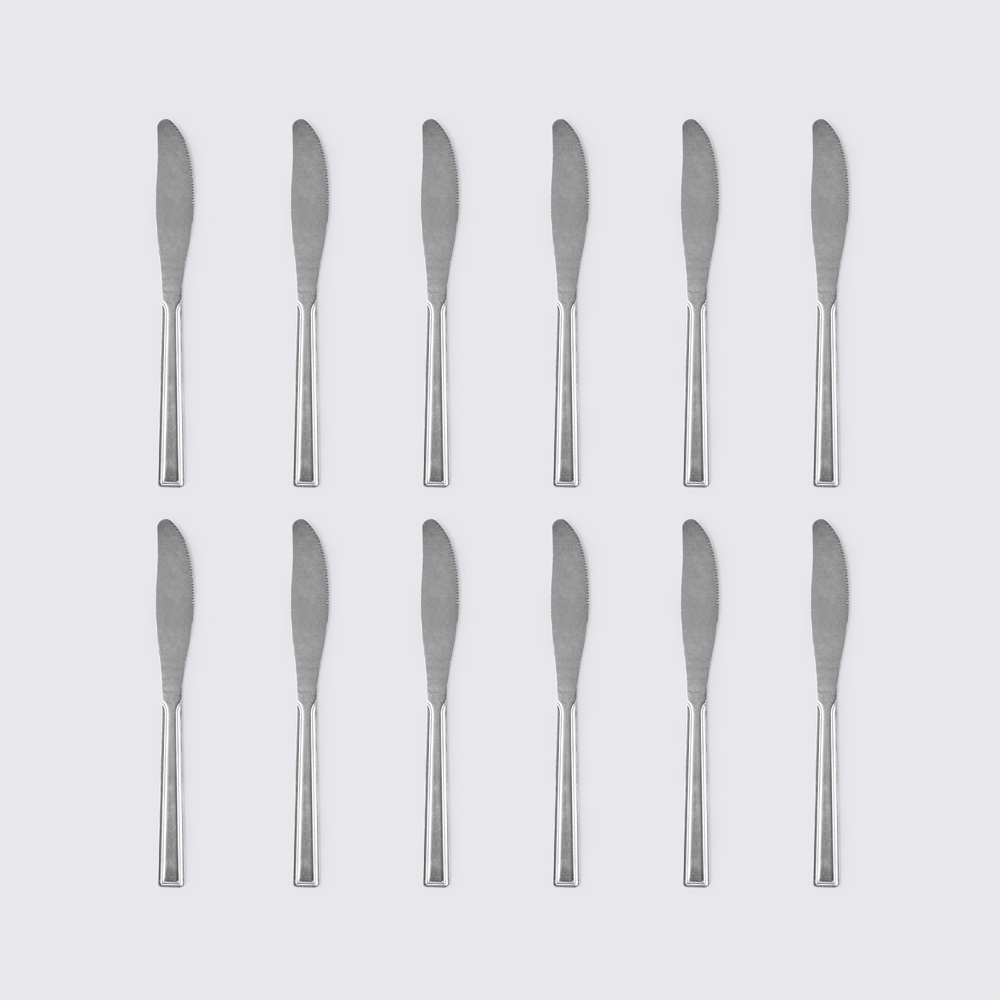 Sada 12 příborových nožů Bari 20,5 cm DOMOTTI