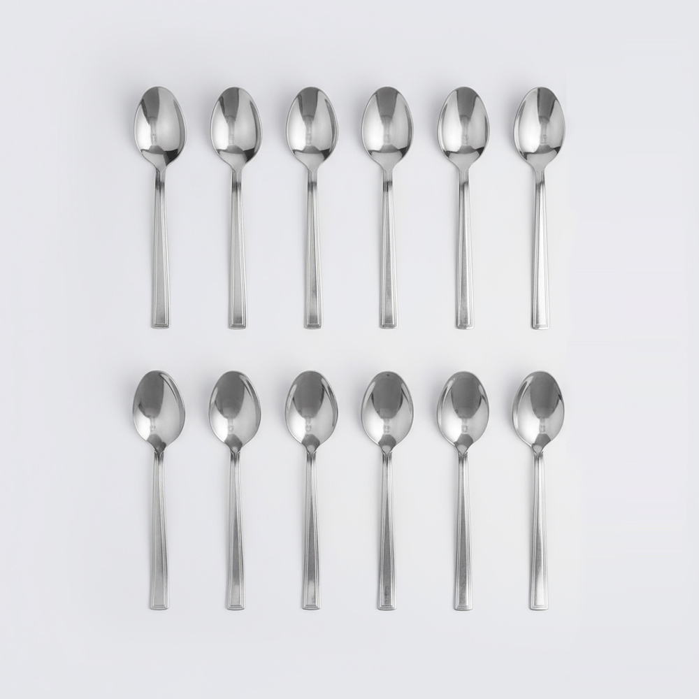 Sada 12 čajových lžiček Bari 13 cm DOMOTTI