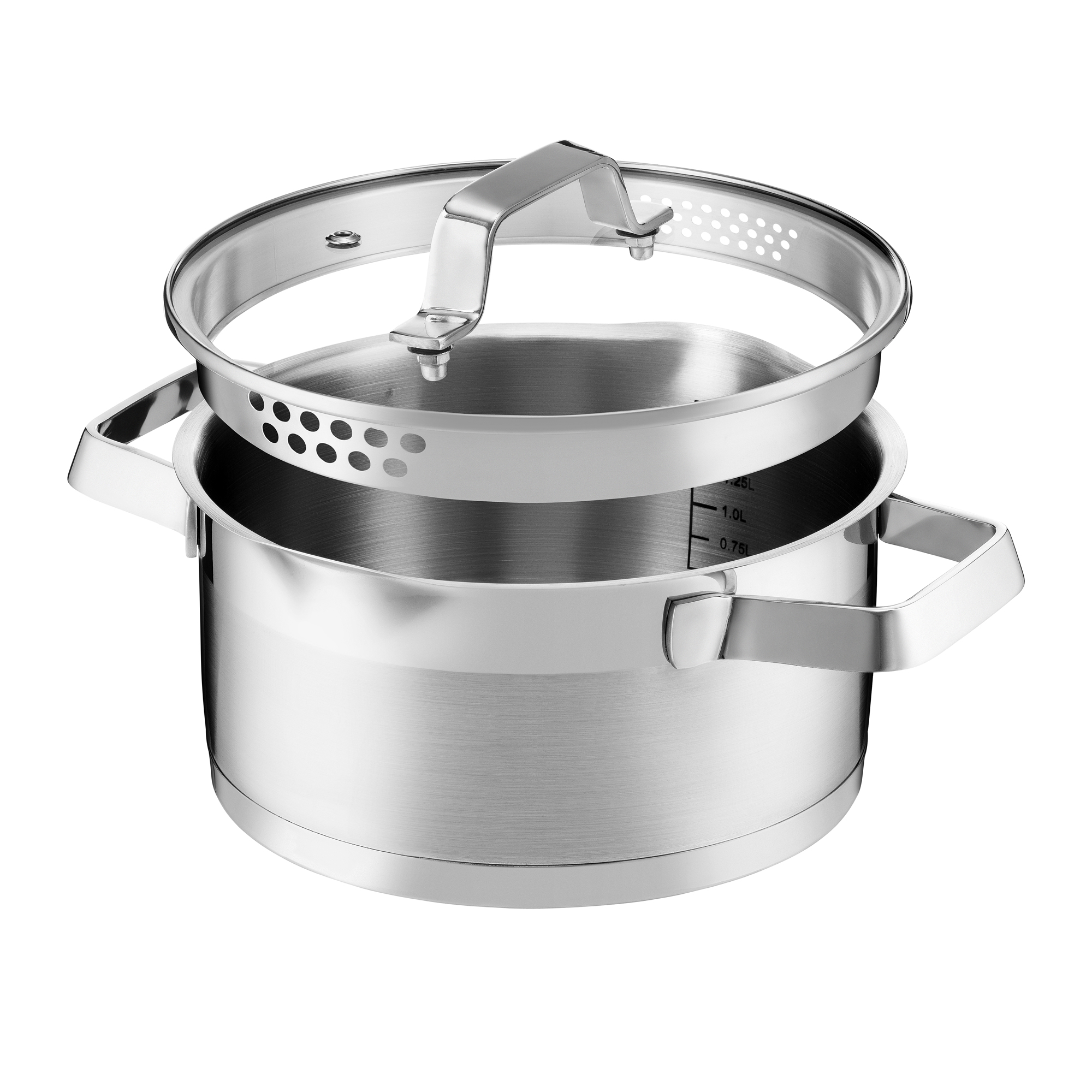 Pentola con coperchio scolapasta Kitchen Pro 18 cm AMBITION