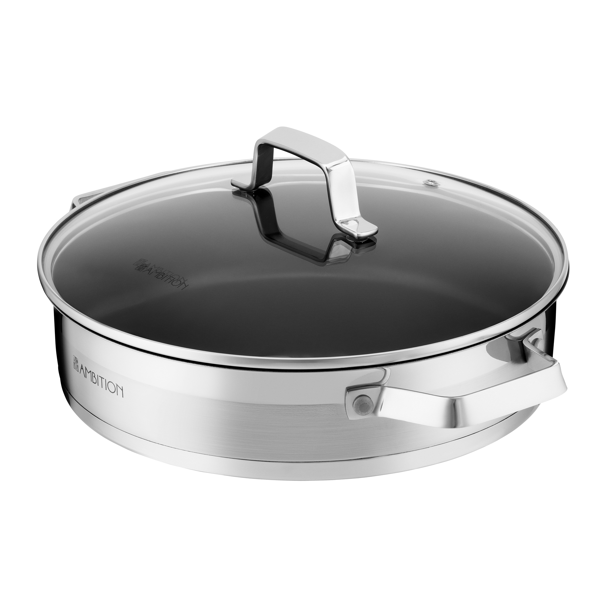 Bratpfanne Kitchen Pro mit Deckel  und ILAG Ultimate Beschichtung  28 cm AMBITION