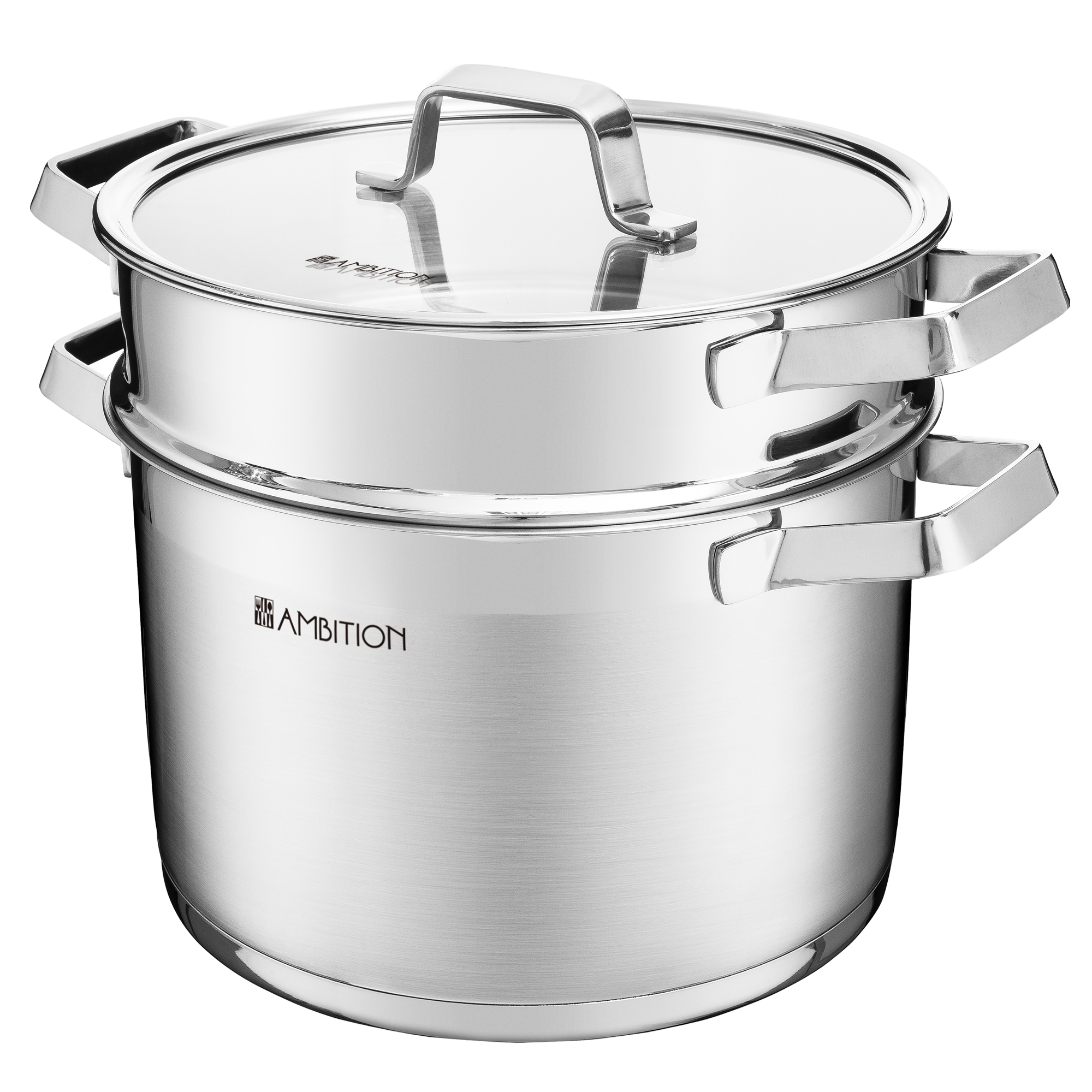 Garnek do makaronu ze stali nierdzewnej Maestro 24 cm AMBITION