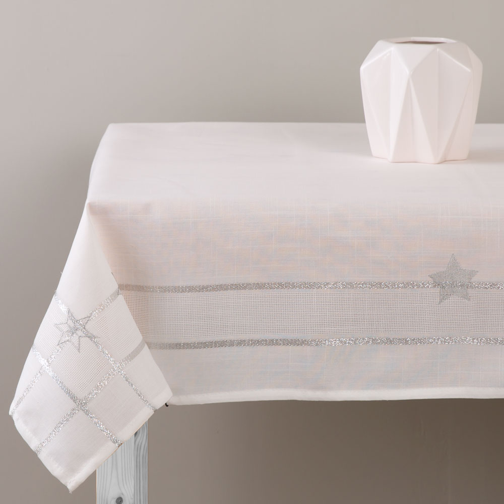 Tischdecke Silver Star 130 x 160cm AMBITION