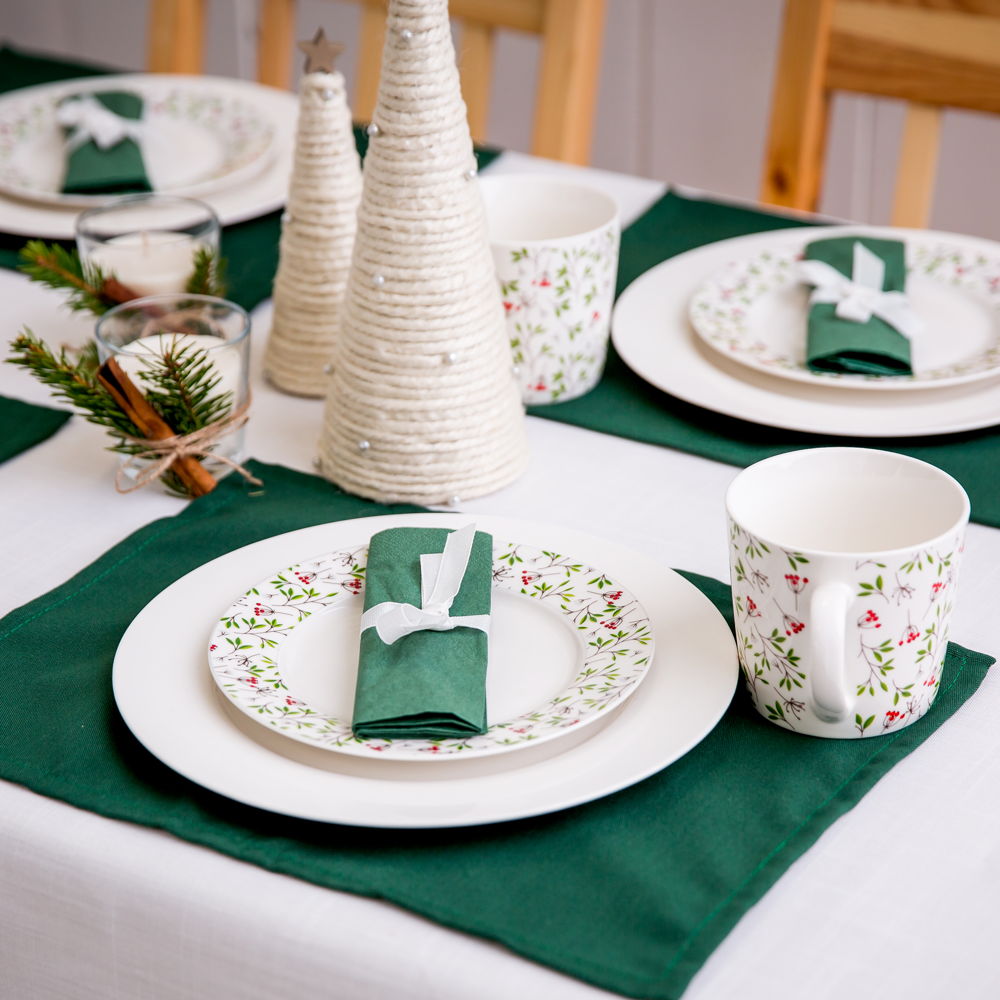 Dessertteller Pine 19 cm hell grün AMBITION