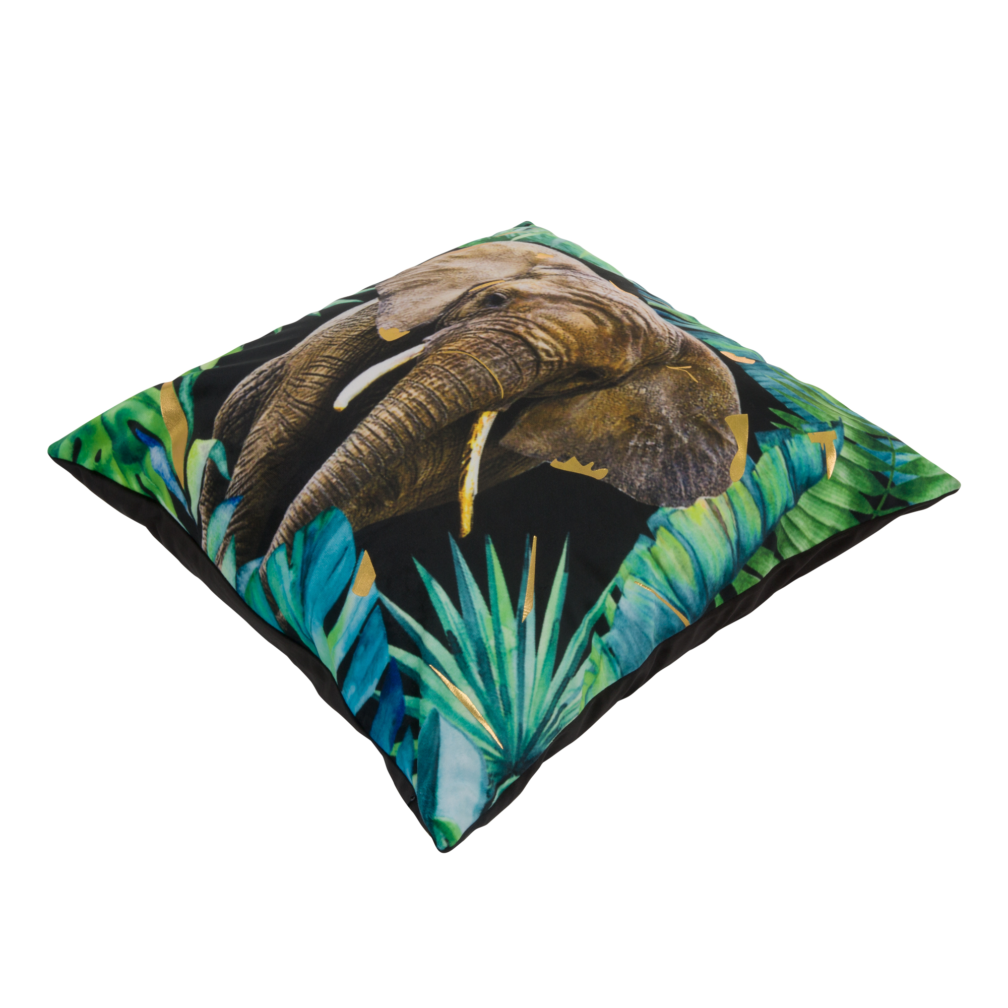 Dekoratívna obliečka na vankúš z polyesteru Tropical Elephant 45 x 45 cm MY HOME