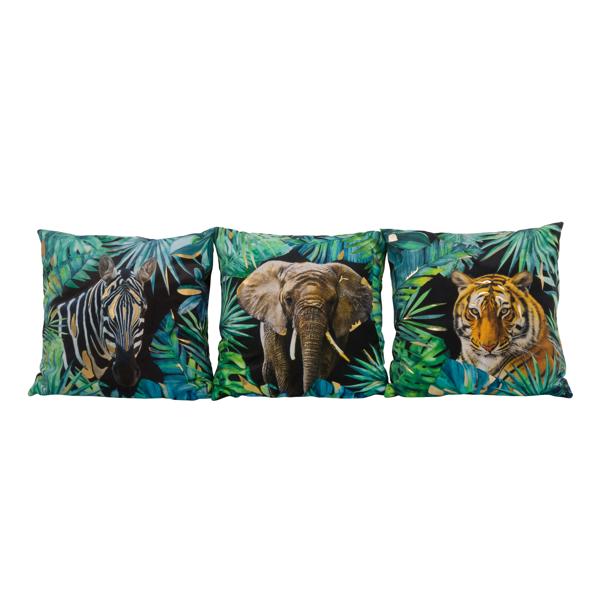Dekoratívna obliečka na vankúš z polyesteru Tropical Tiger 45 x 45 cm MY HOME