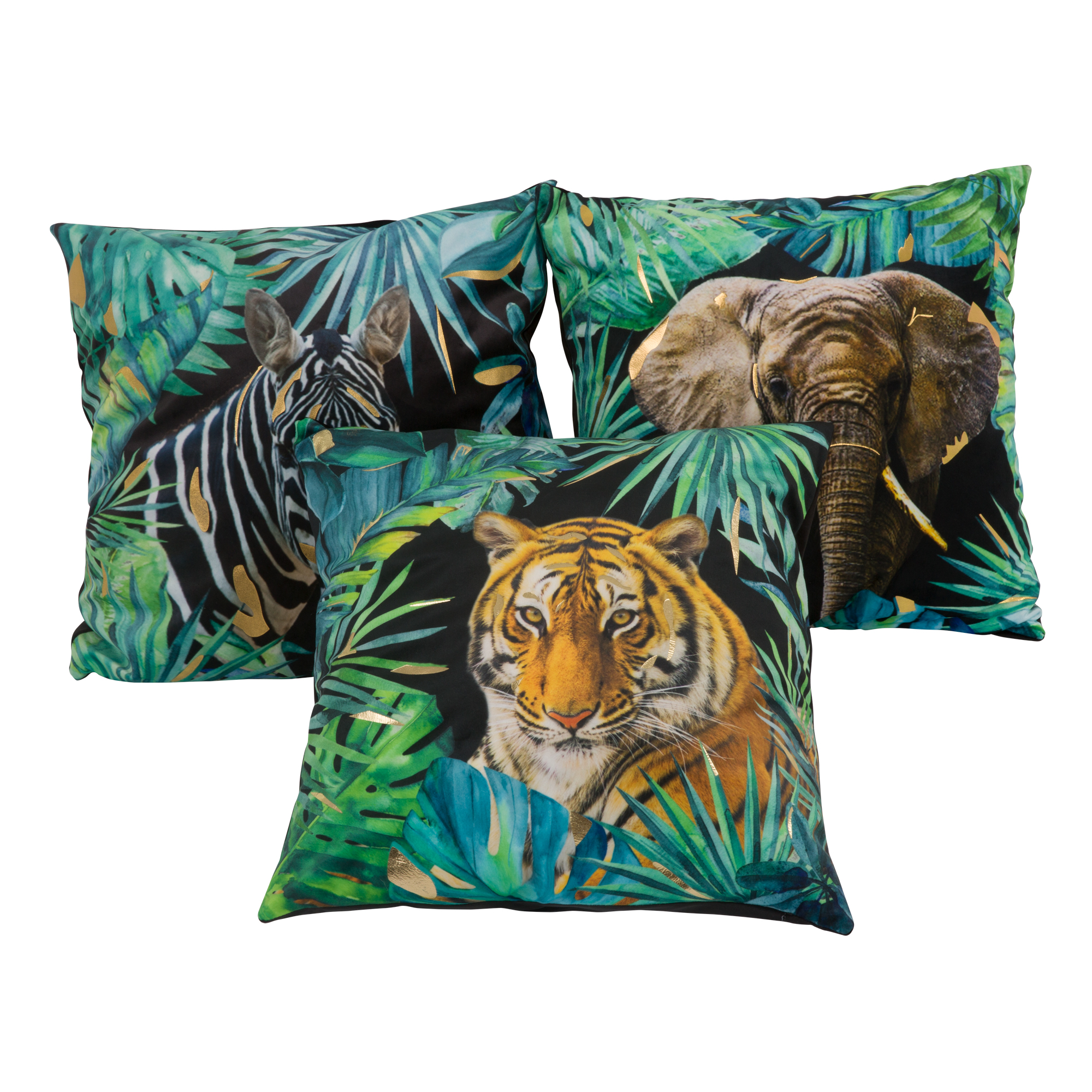 Dekoratívna obliečka na vankúš z polyesteru Tropical Tiger 45 x 45 cm MY HOME
