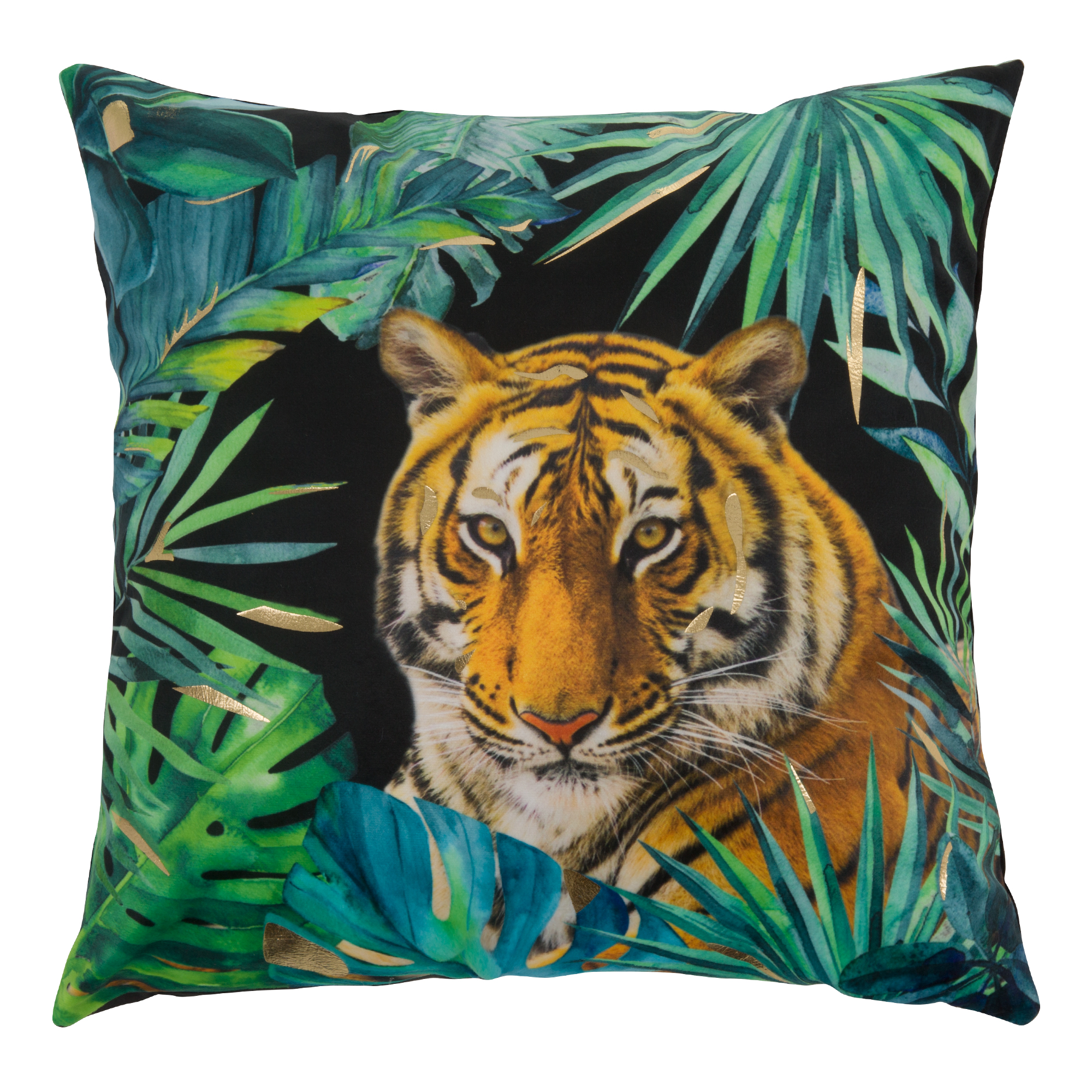 Dekoratívna obliečka na vankúš z polyesteru Tropical Tiger 45 x 45 cm MY HOME