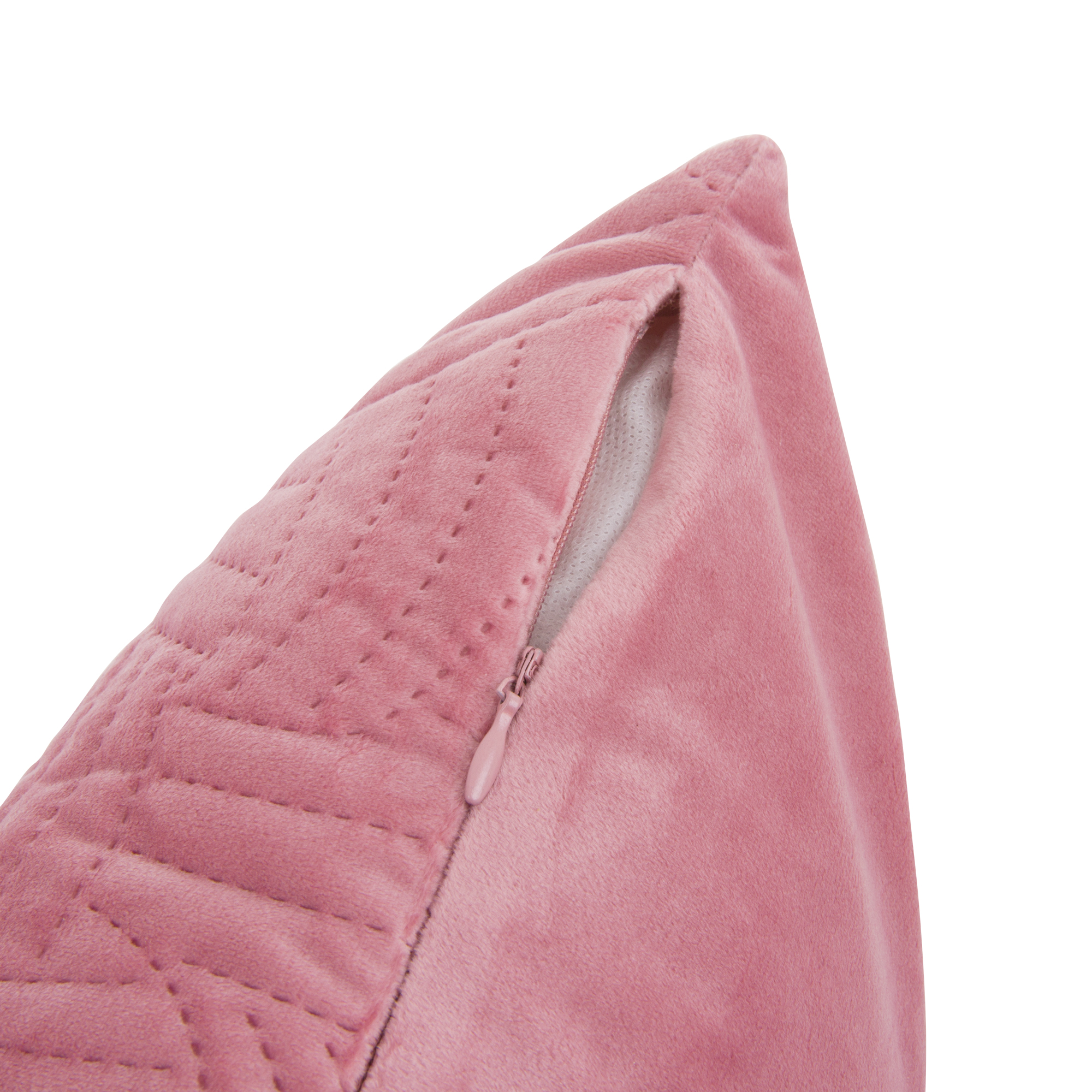 Kissenbezug Velvet Pink Fan 45 x 45 cm MY HOME