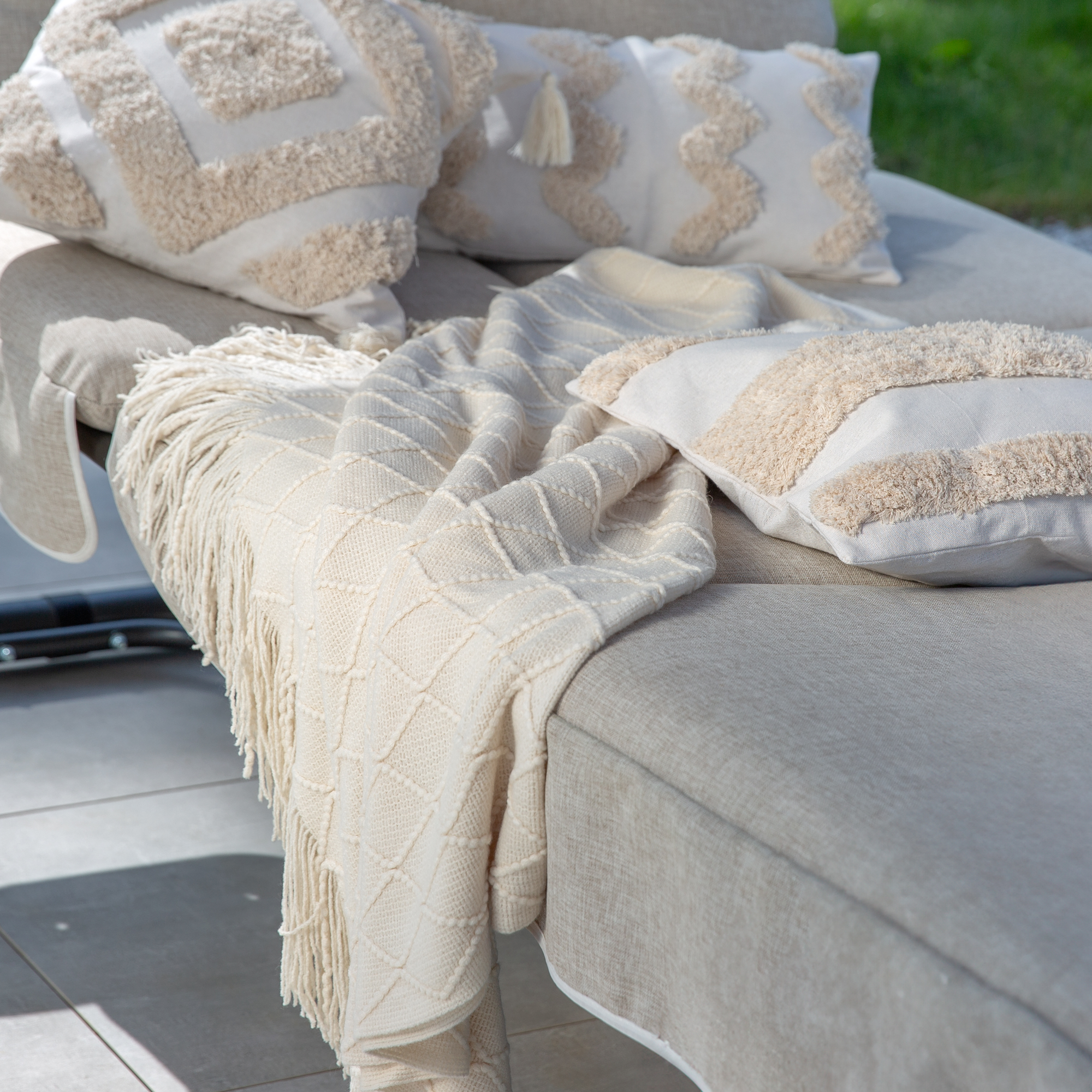 Filt Alpaca Beige 127 x 152 cm MY HOME