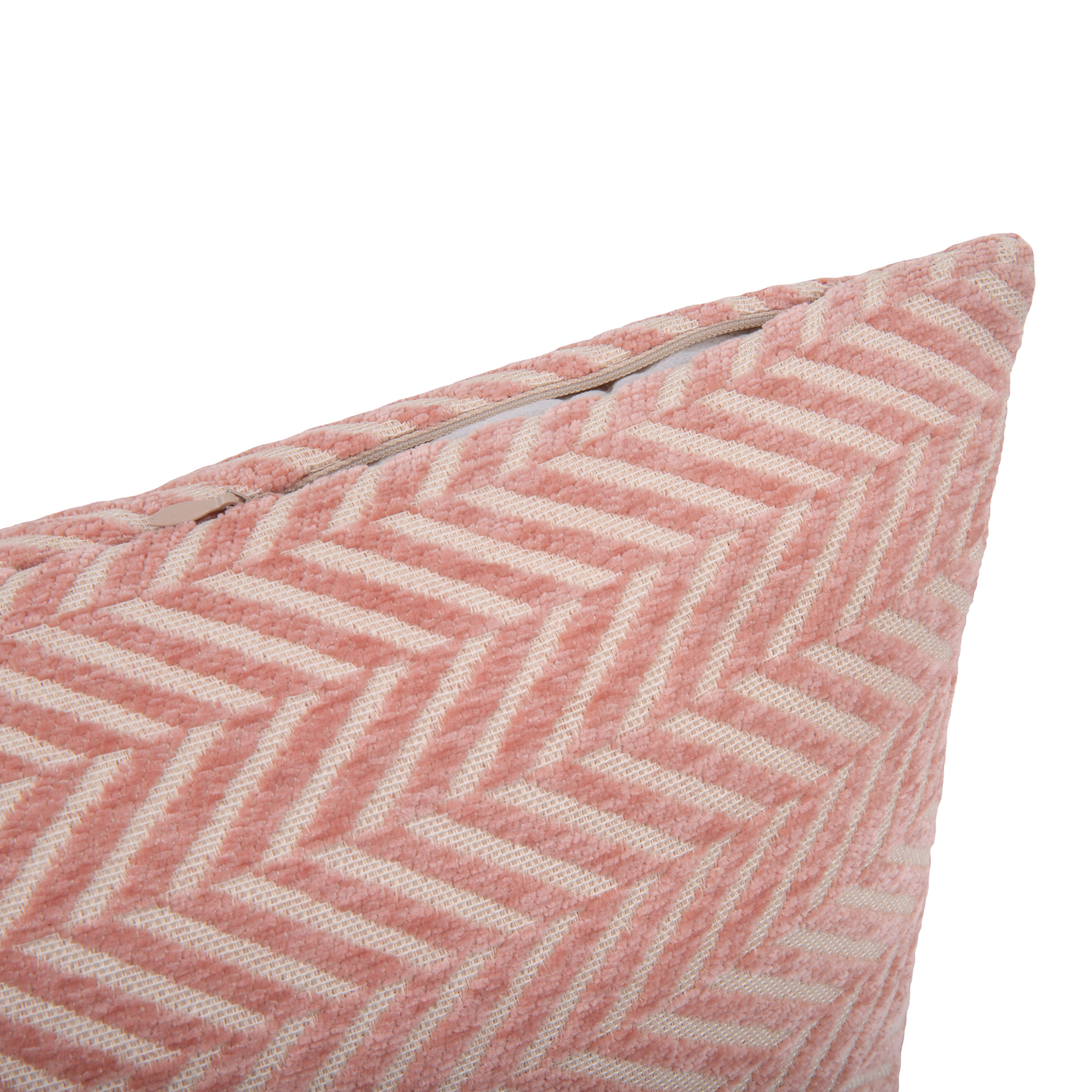 Růžový povlak na polštář Chenille Pink 45 x 45 cm MY HOME