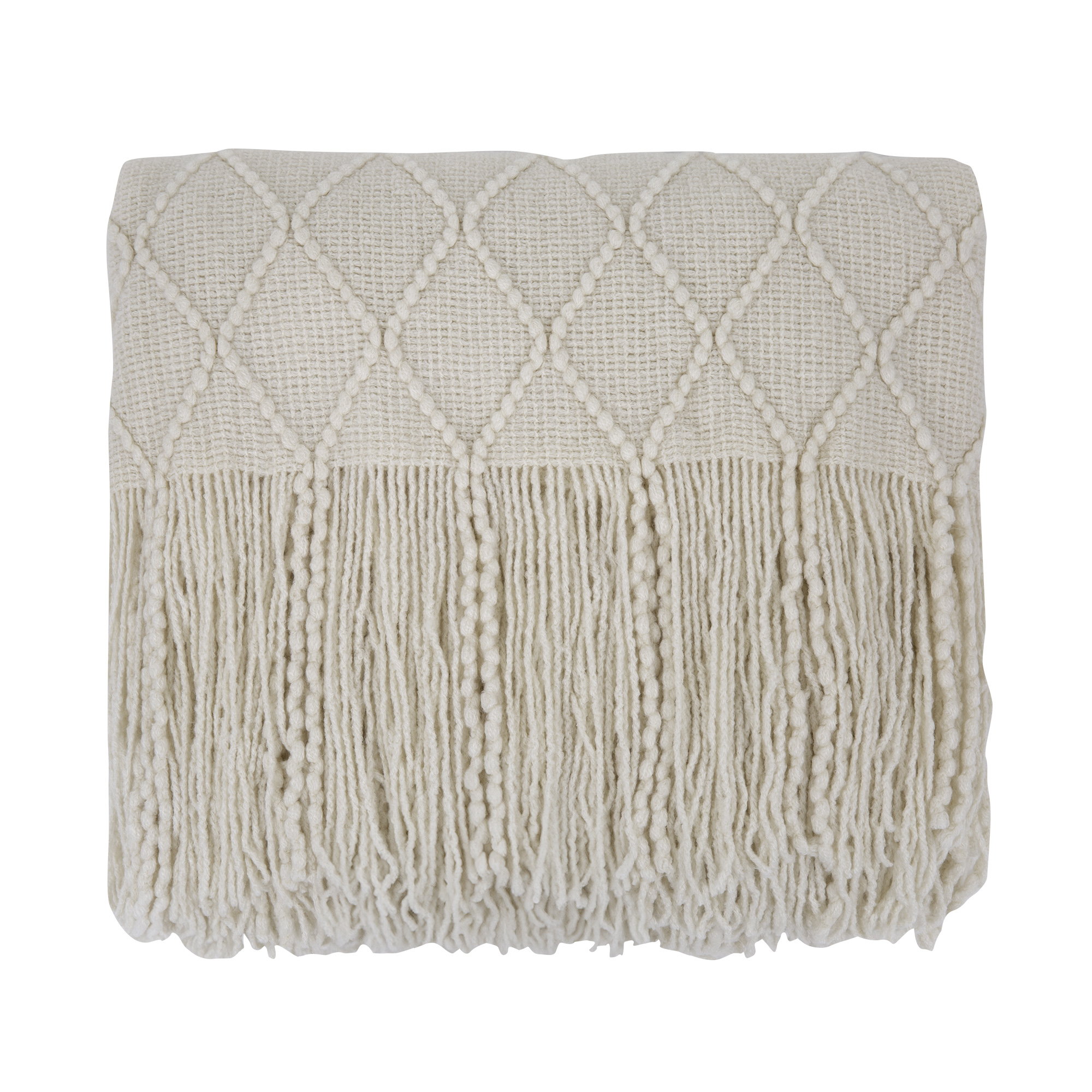 Béžová dekoratívna deka / prehoz Alpaca Beige 127 x 152 cm MY HOME