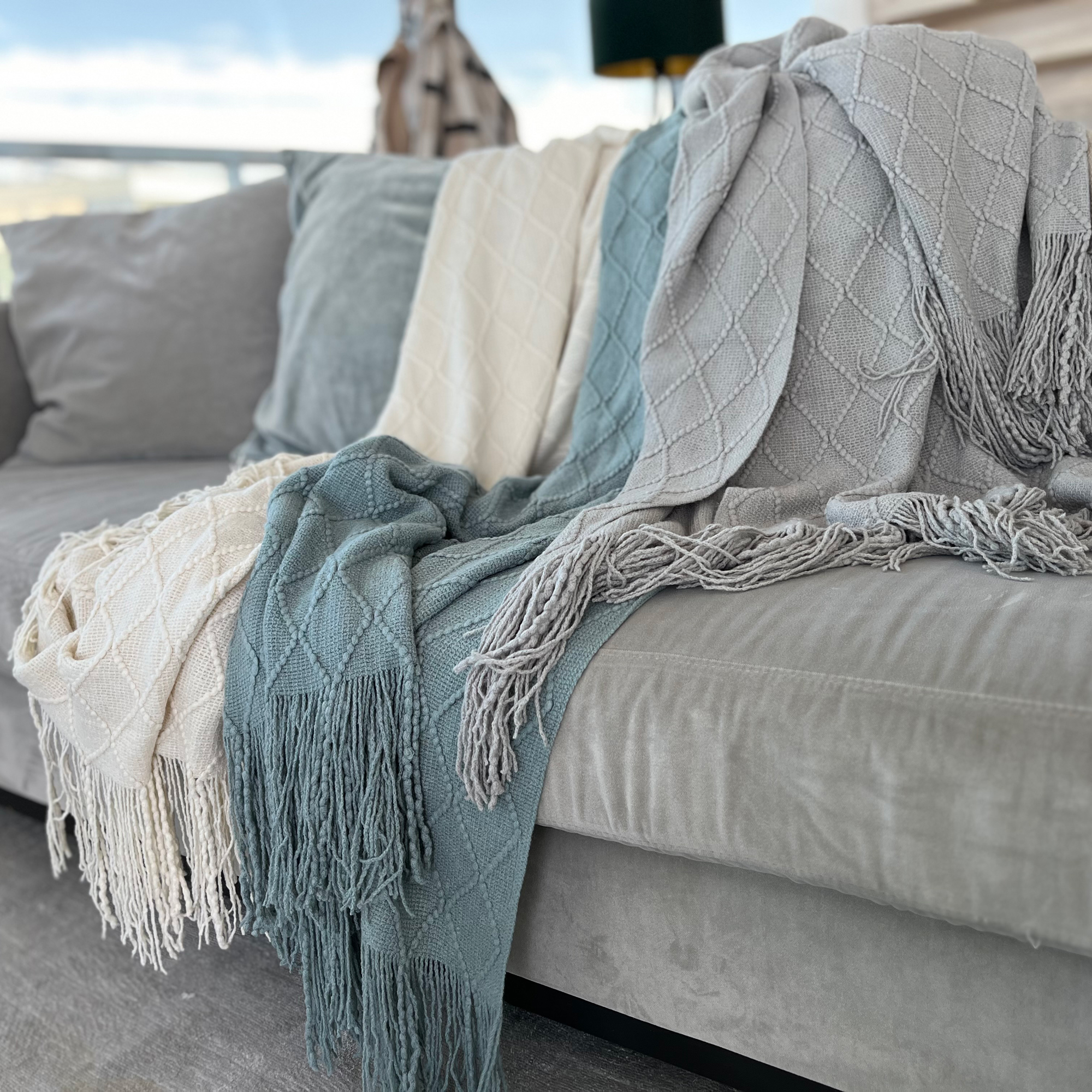 Decke Alpaca Grey 127 x 152 cm MY HOME