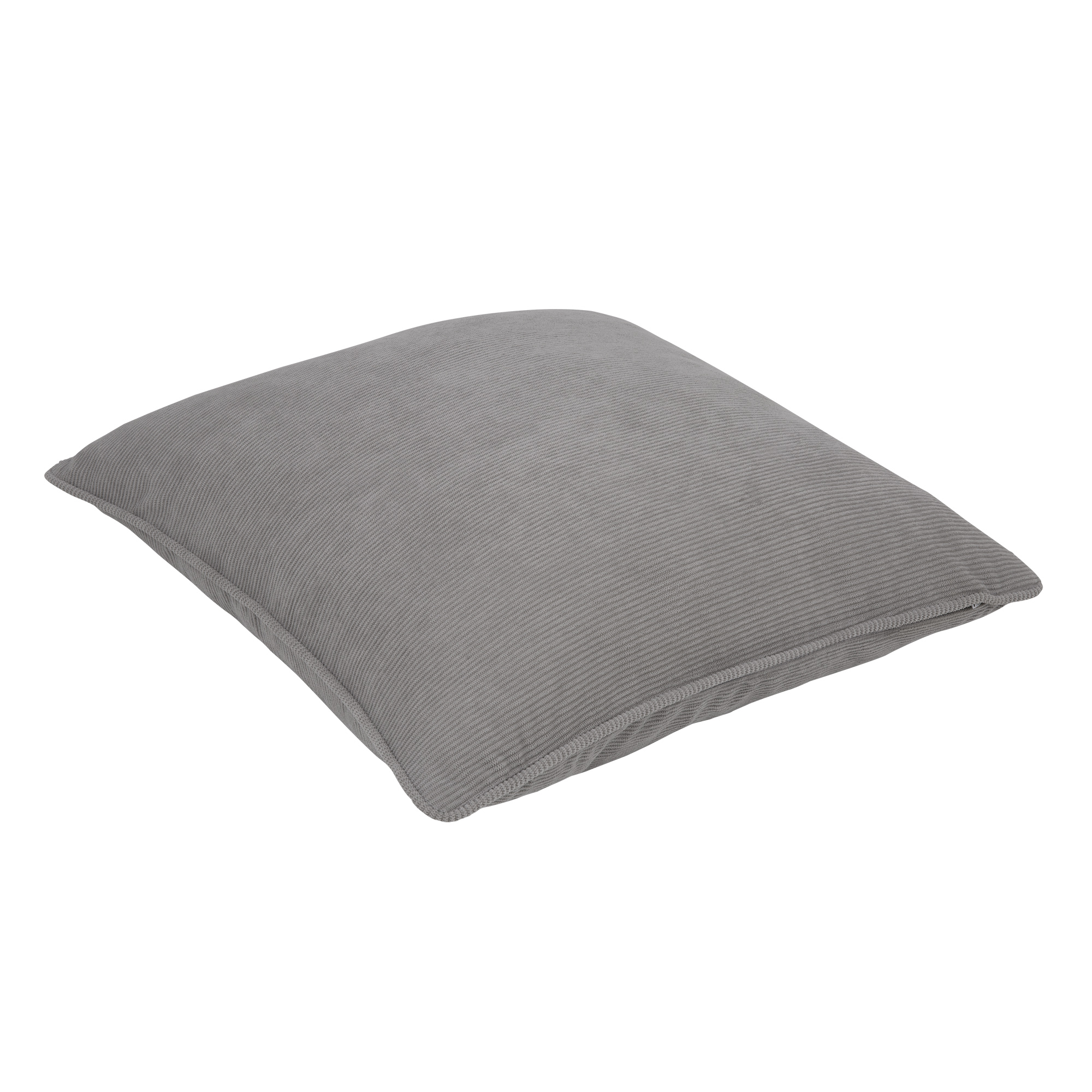 Šedý povlak na polštář Corduroy Grey 45 x 45 cm MY HOME