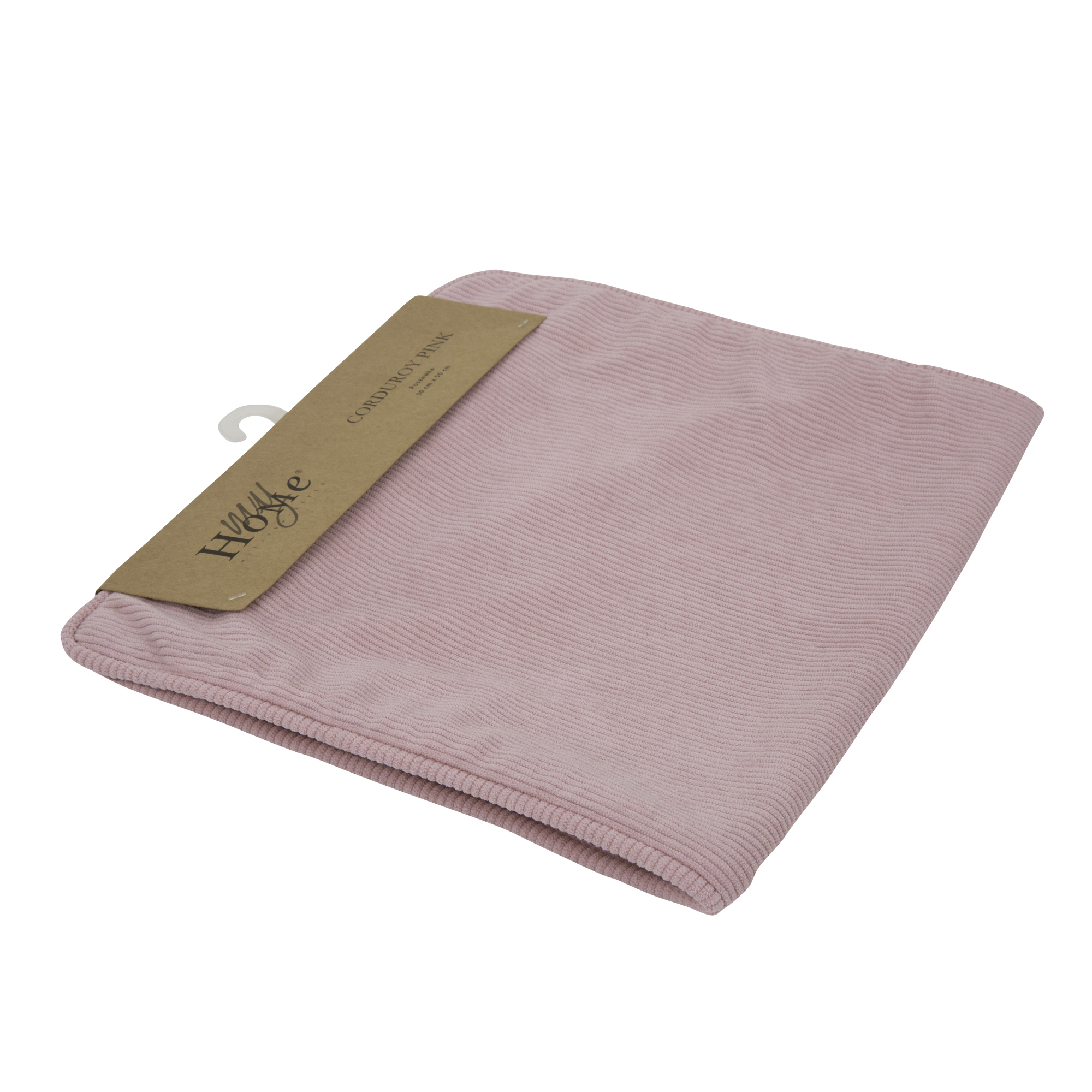 Růžový povlak na polštář Corduroy Pink 30 x 50 cm MY HOME