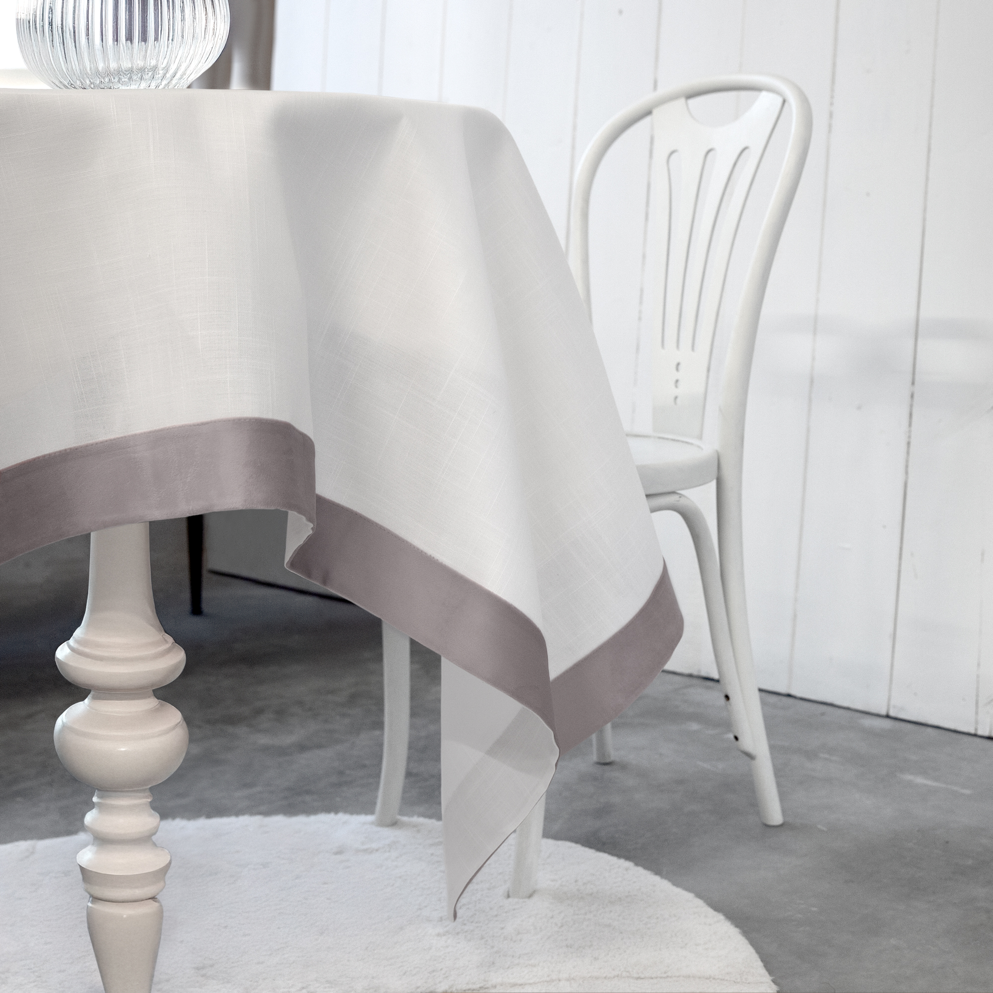 Ubrus z polyesteru Pastel Grey 130 x 160 cm MY HOME