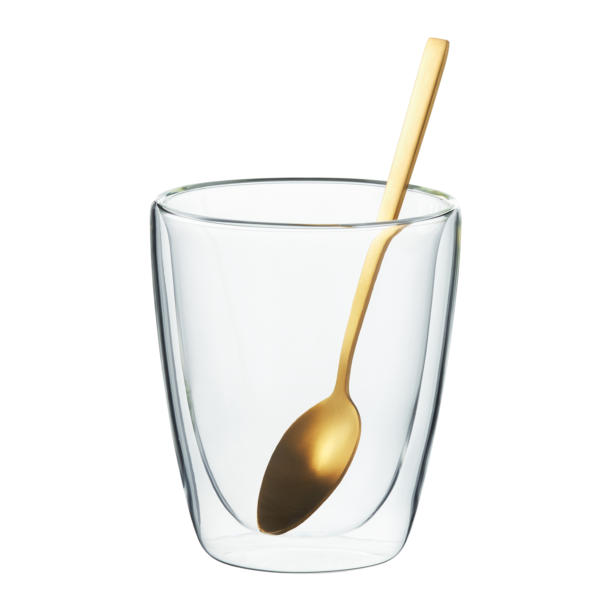 Sada 2 termosklenic se lžičkami Lusso 250 ml AMBITION