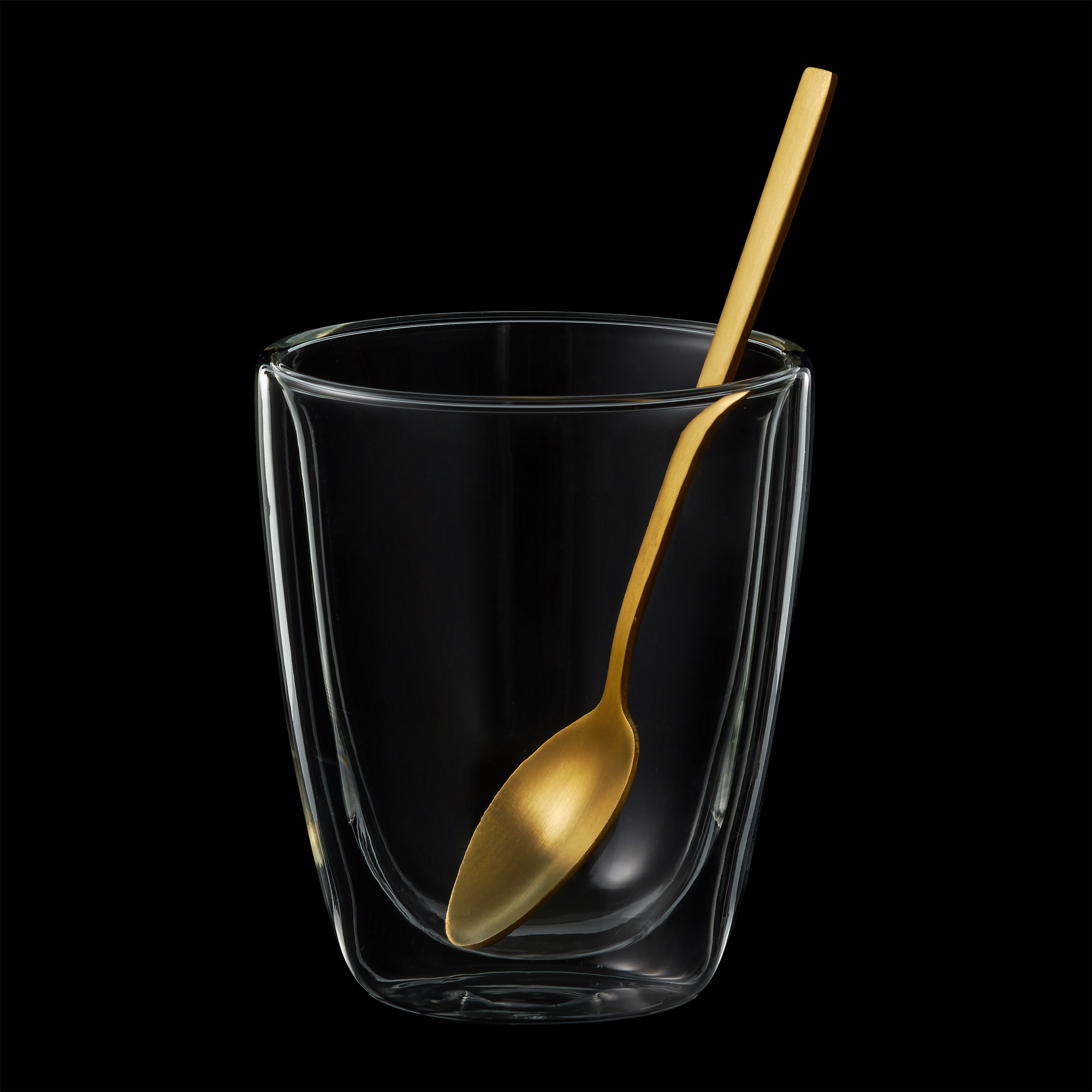 Sada 2 termosklenic se lžičkami Lusso 250 ml AMBITION
