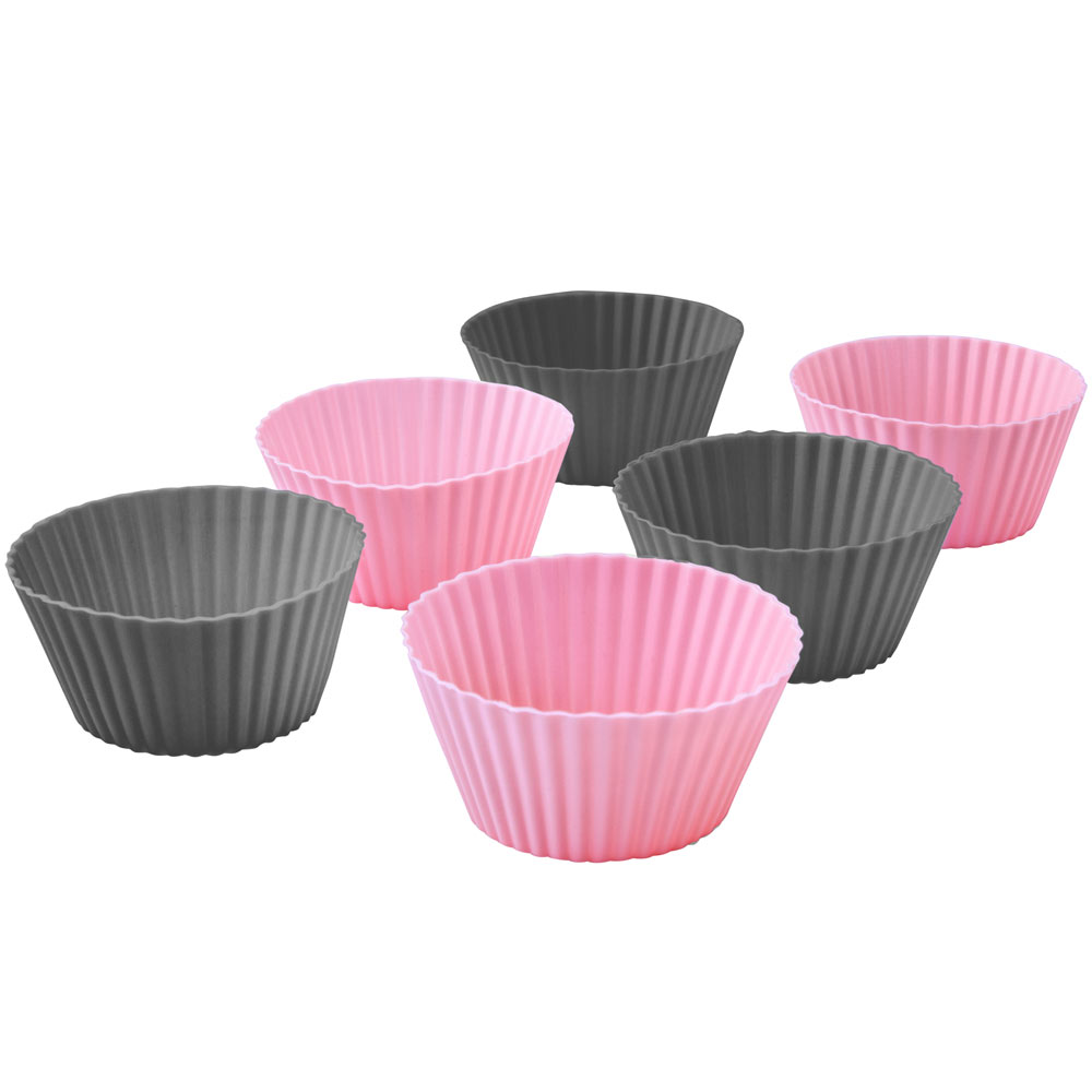 Set di 6 stampi Glamour rosa - grigio AMBITION