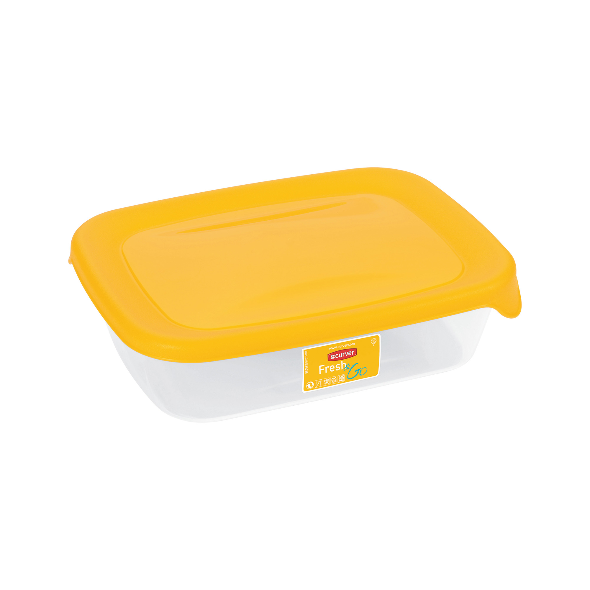 Nádobka na potraviny Fresh & Go Yellow 0,5 l CURVER