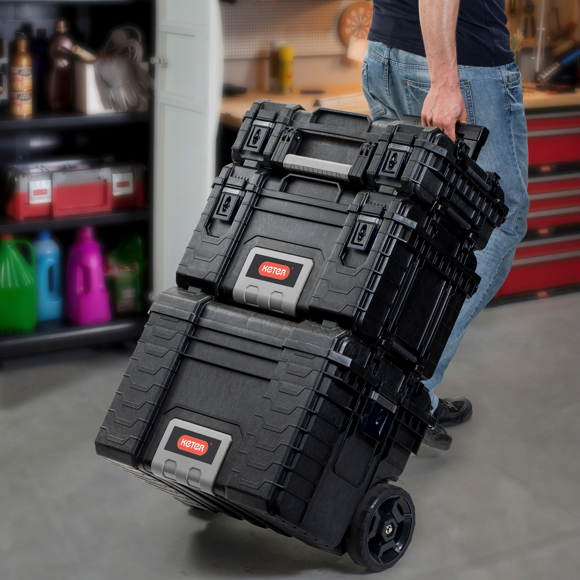 Tool box on wheels Gear 22" KETER