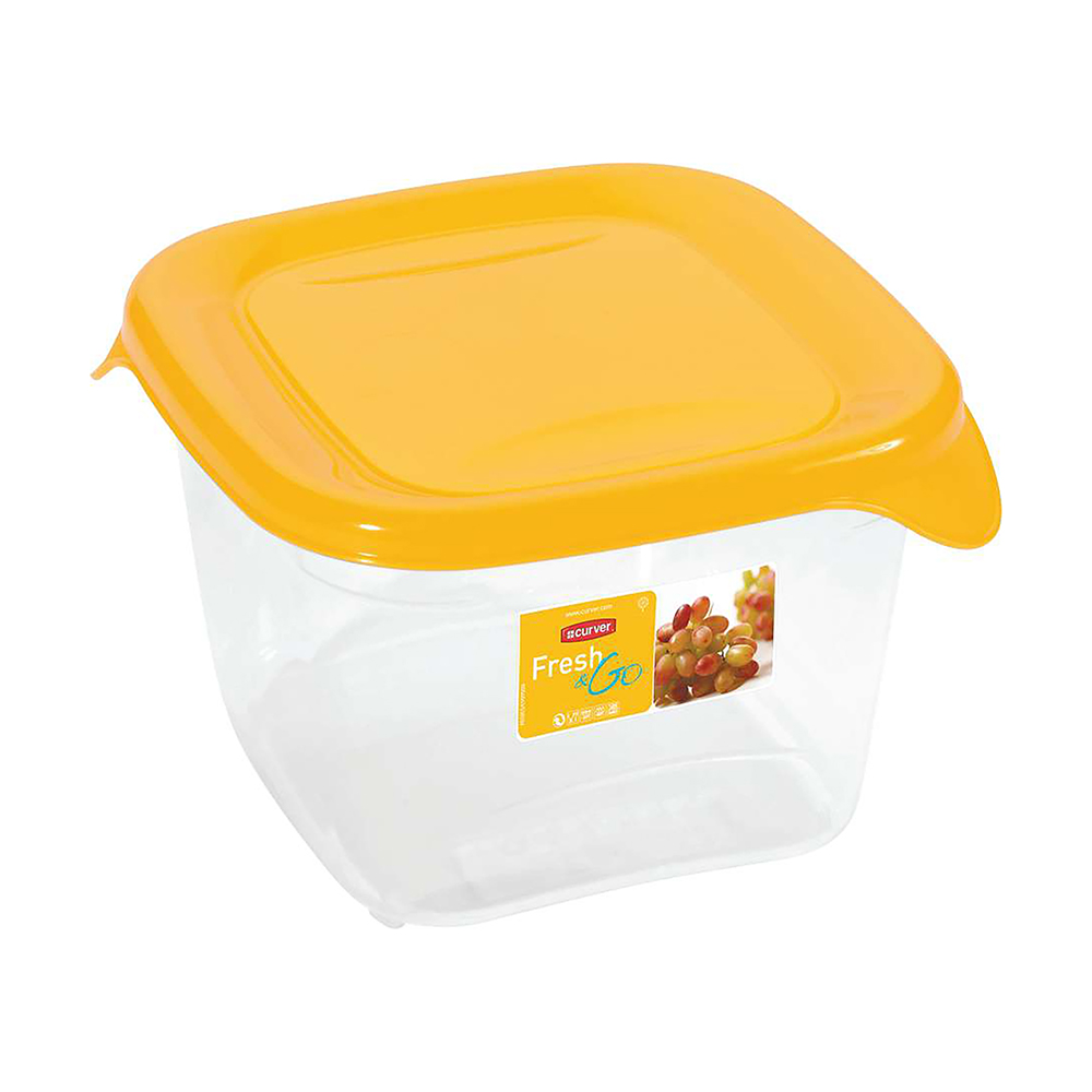 Nádobka na potraviny Fresh & Go Yellow 1,2 l CURVER