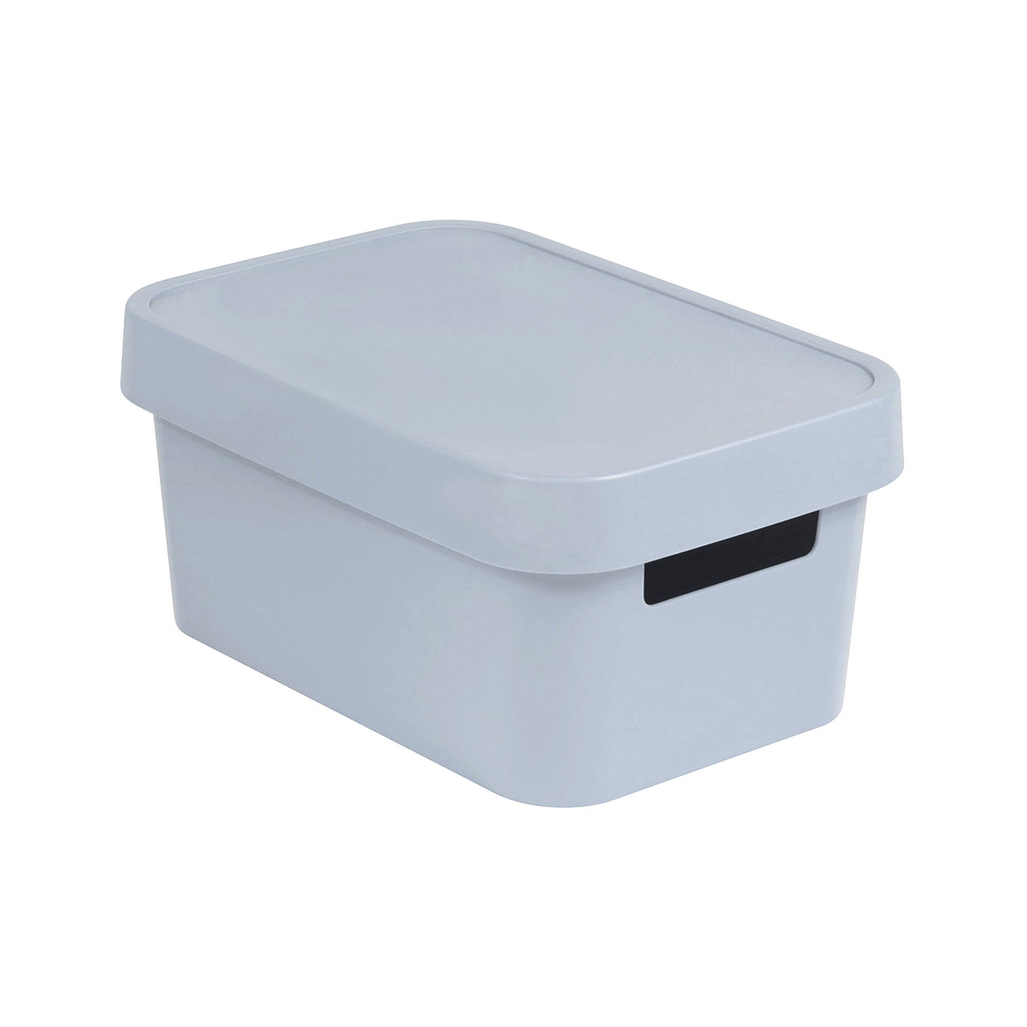 Plastový koš s víkem Infinity Grey 27 x 19 x 12 cm CURVER
