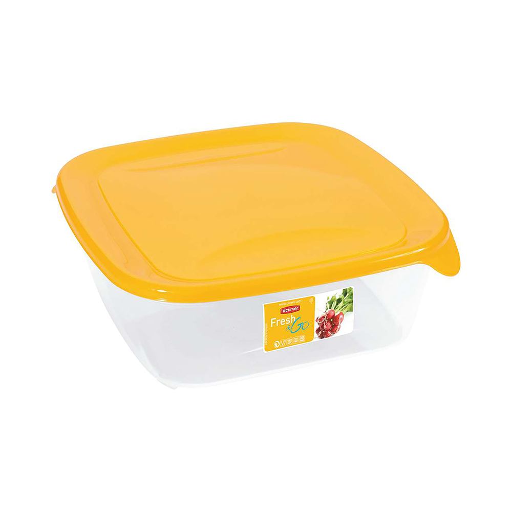 Nádobka na potraviny Fresh & Go Yellow 0,8 l CURVER