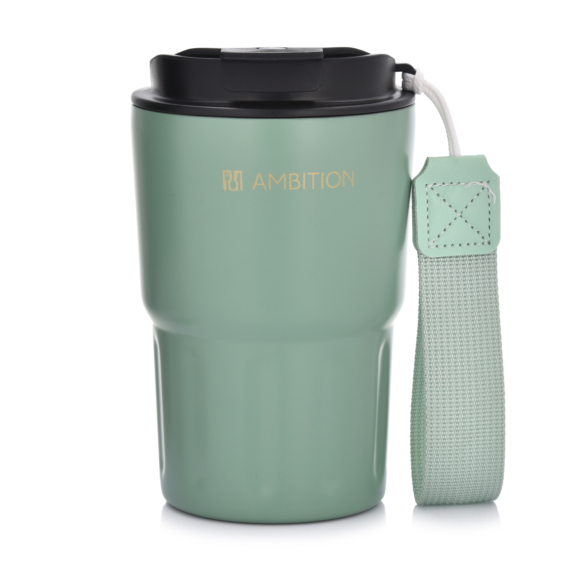 Zelený termohrnček Fern 350 ml AMBITION