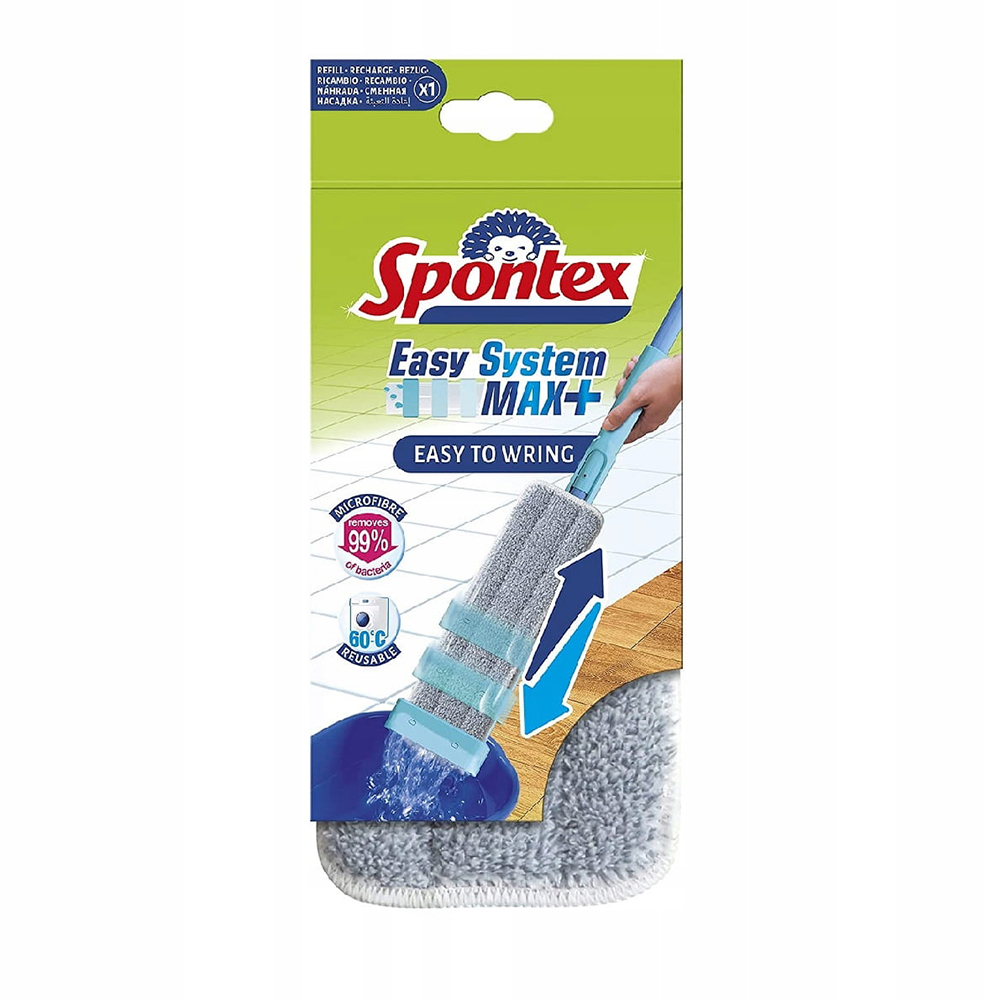 Náhradní koncovka z mikrovlákna do mopu Easy System Max+ SPONTEX