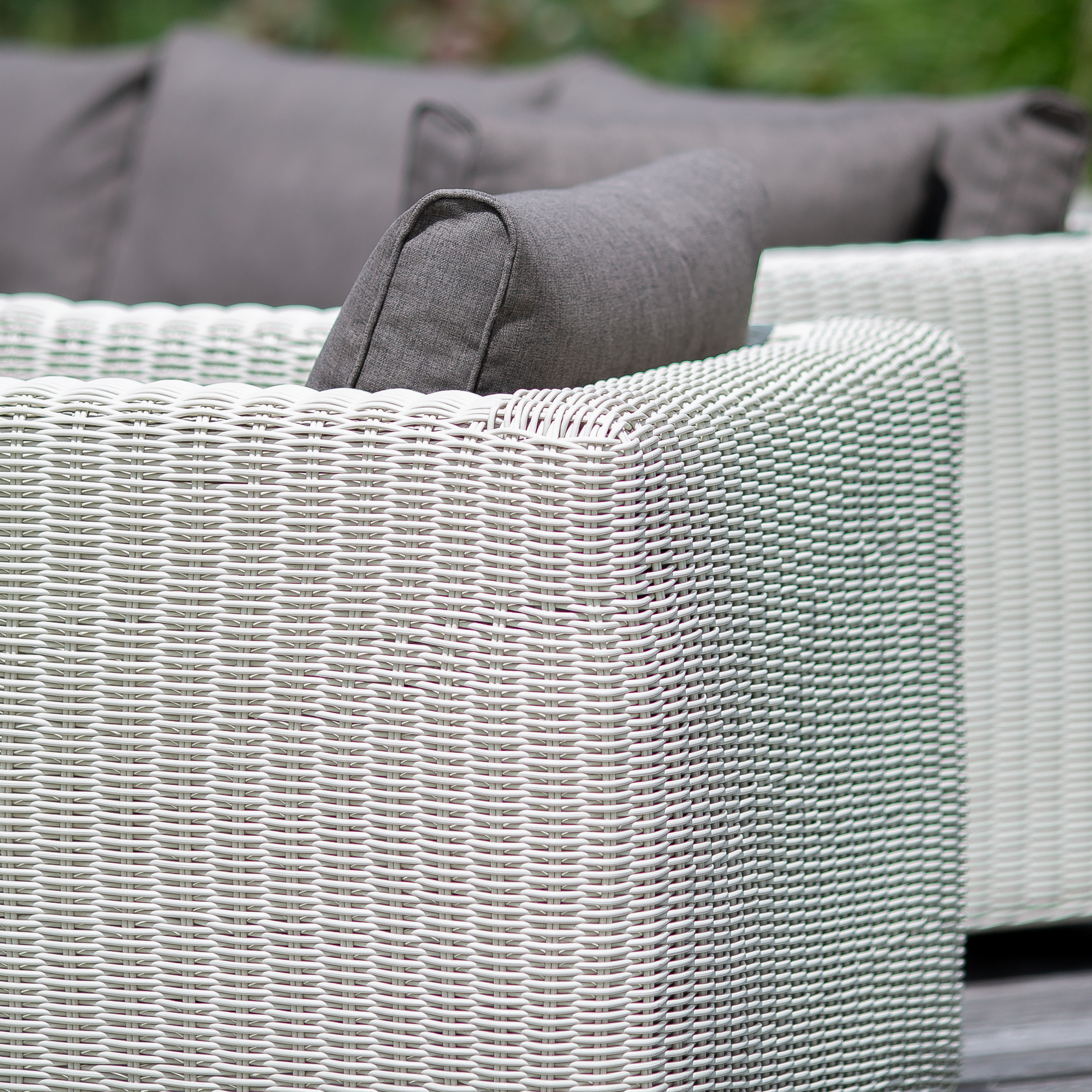 Souprava zahradního nábytku z technorattanu Dorothee White PATIO