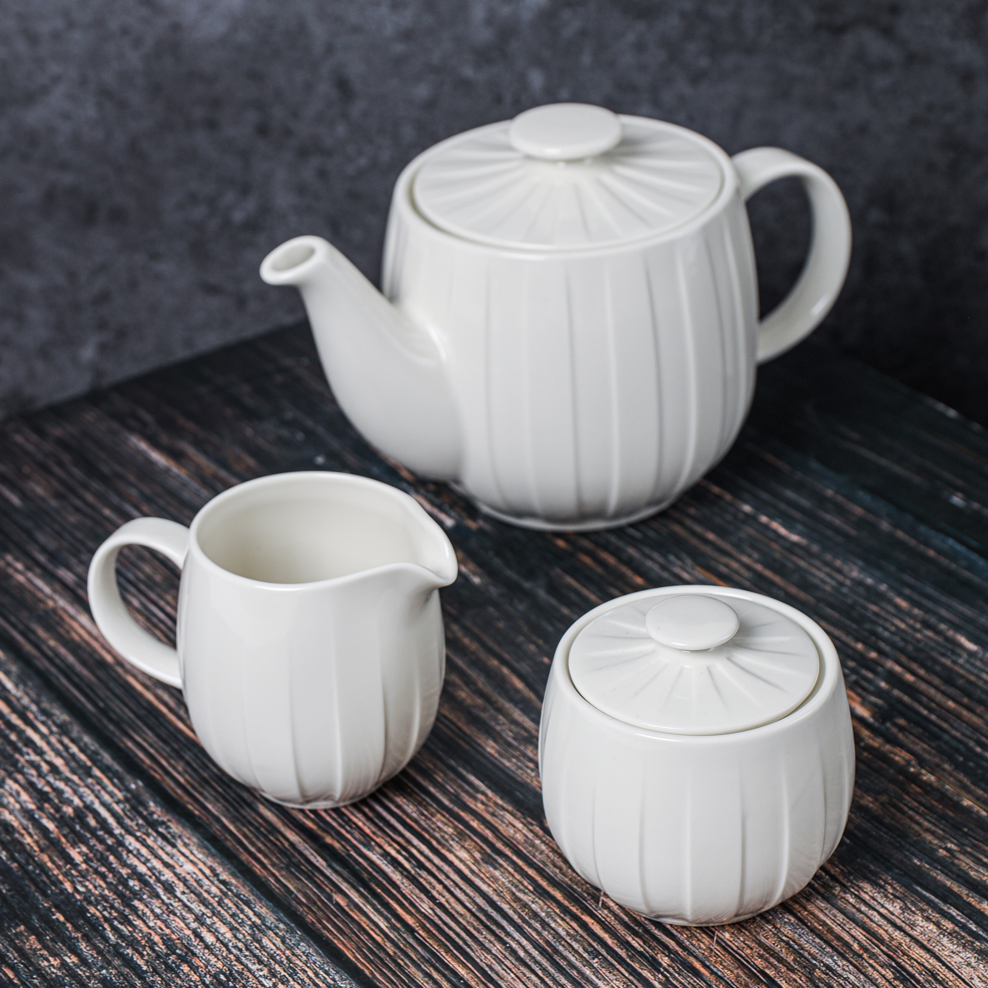 Porcelánová cukornička s vekom Ligne 250 ml AMBITION