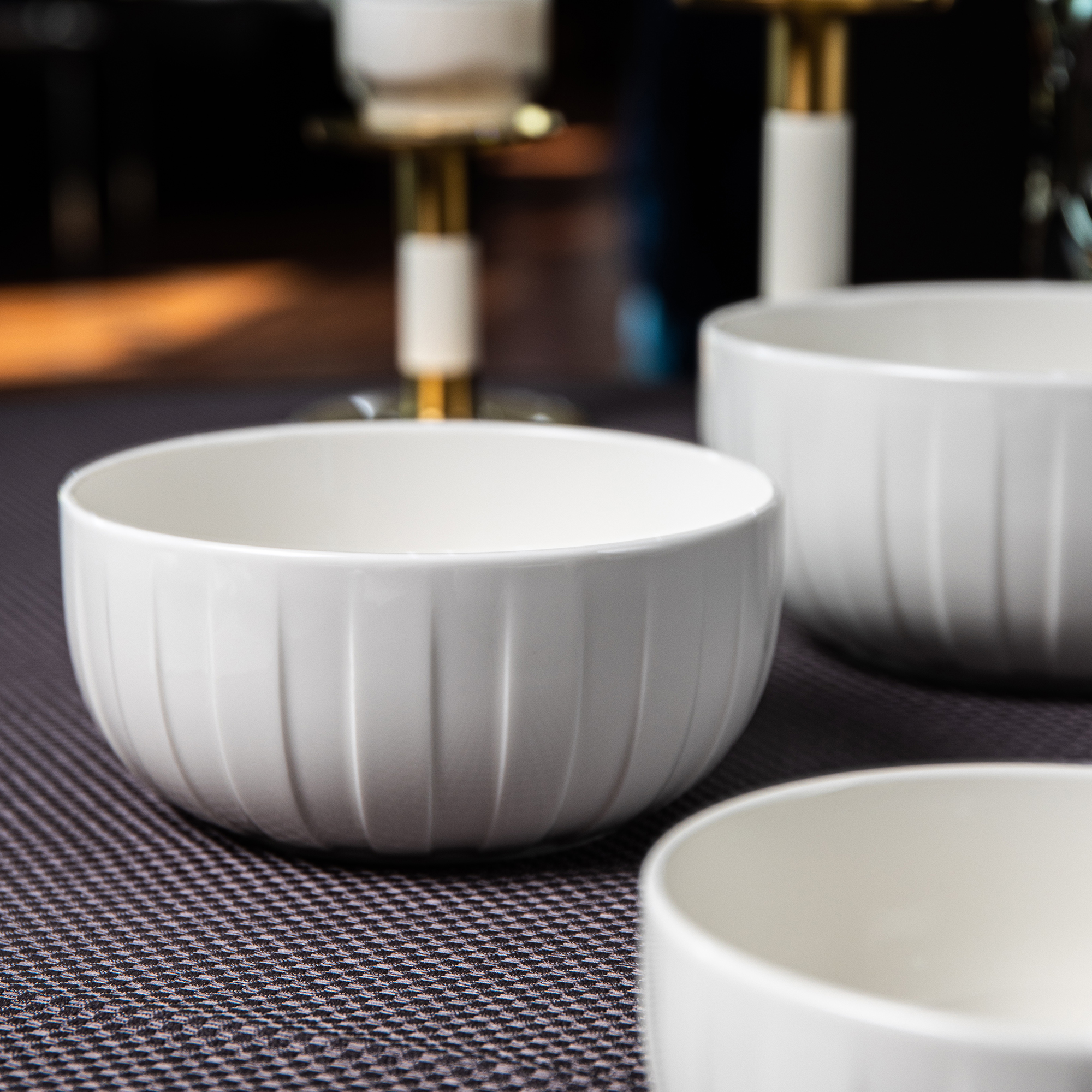 Salatschüssel Ligne 20 cm weiß AMBITION