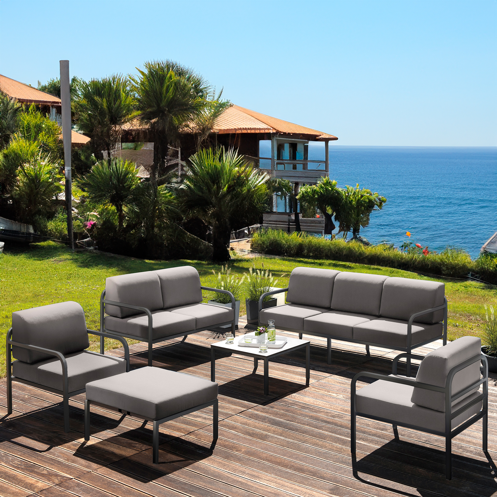 Kávový stolík Agat 68 x 68 x 36 cm PATIO