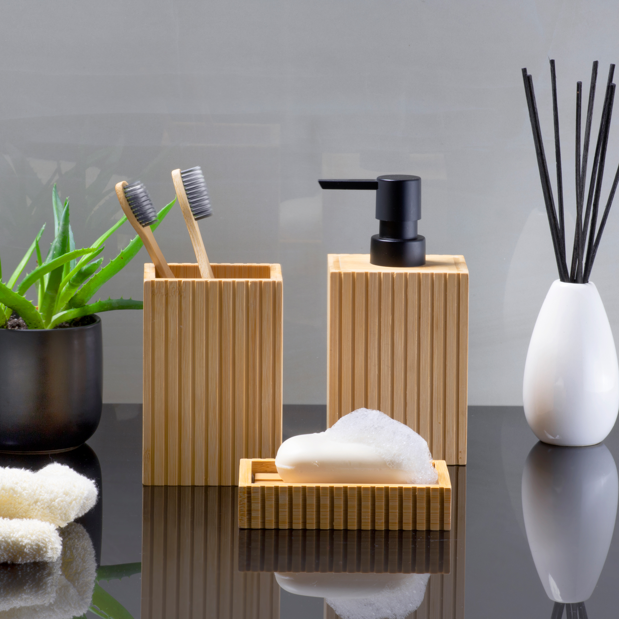 Dávkovač tekutého mýdla Bamboo JOTTA