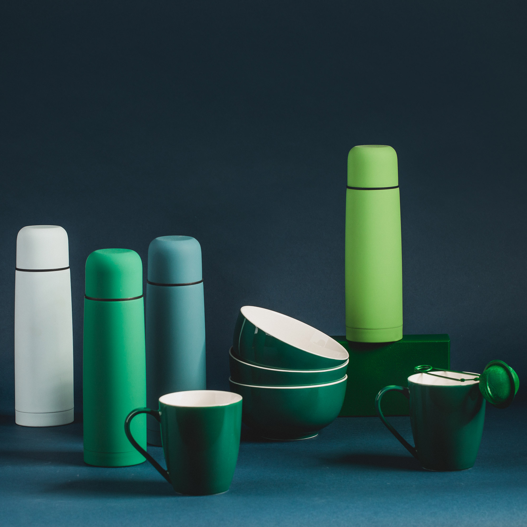 Termos Velvet Light Green 500 ml AMBITION
