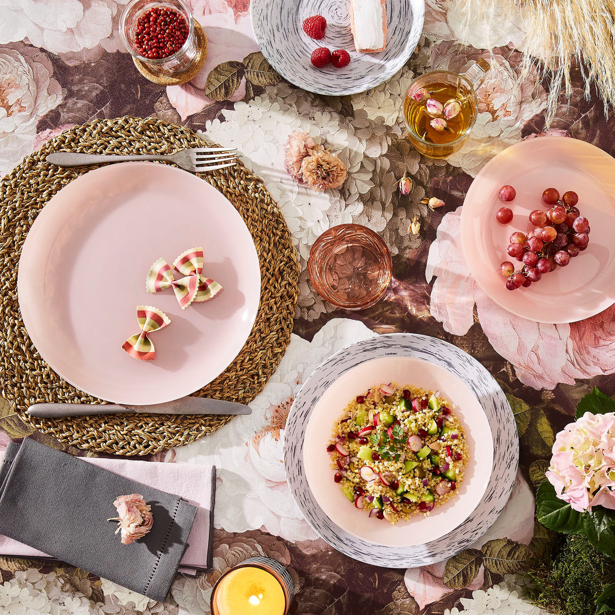 Piatto da dessert Arty Blush 20,5 cm LUMINARC