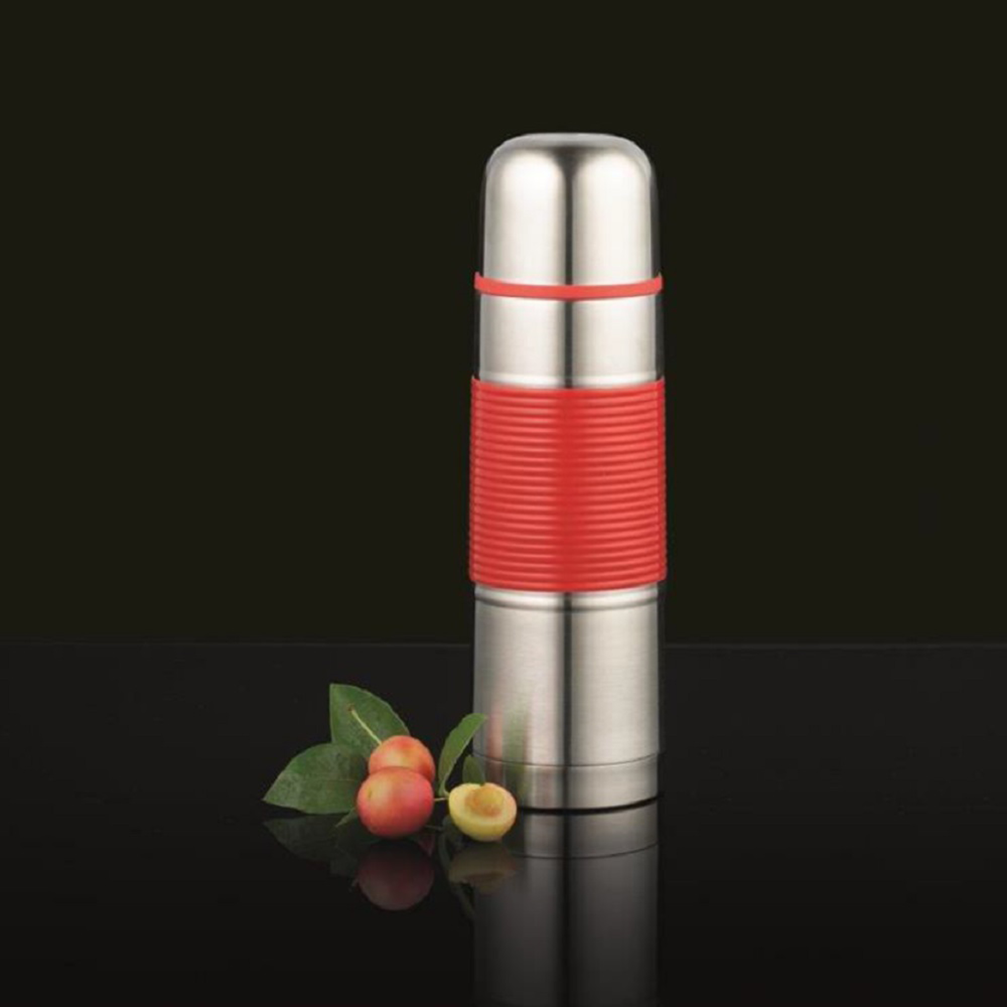 Thermos inossidabile Gummy Red 35 cl AMBITION